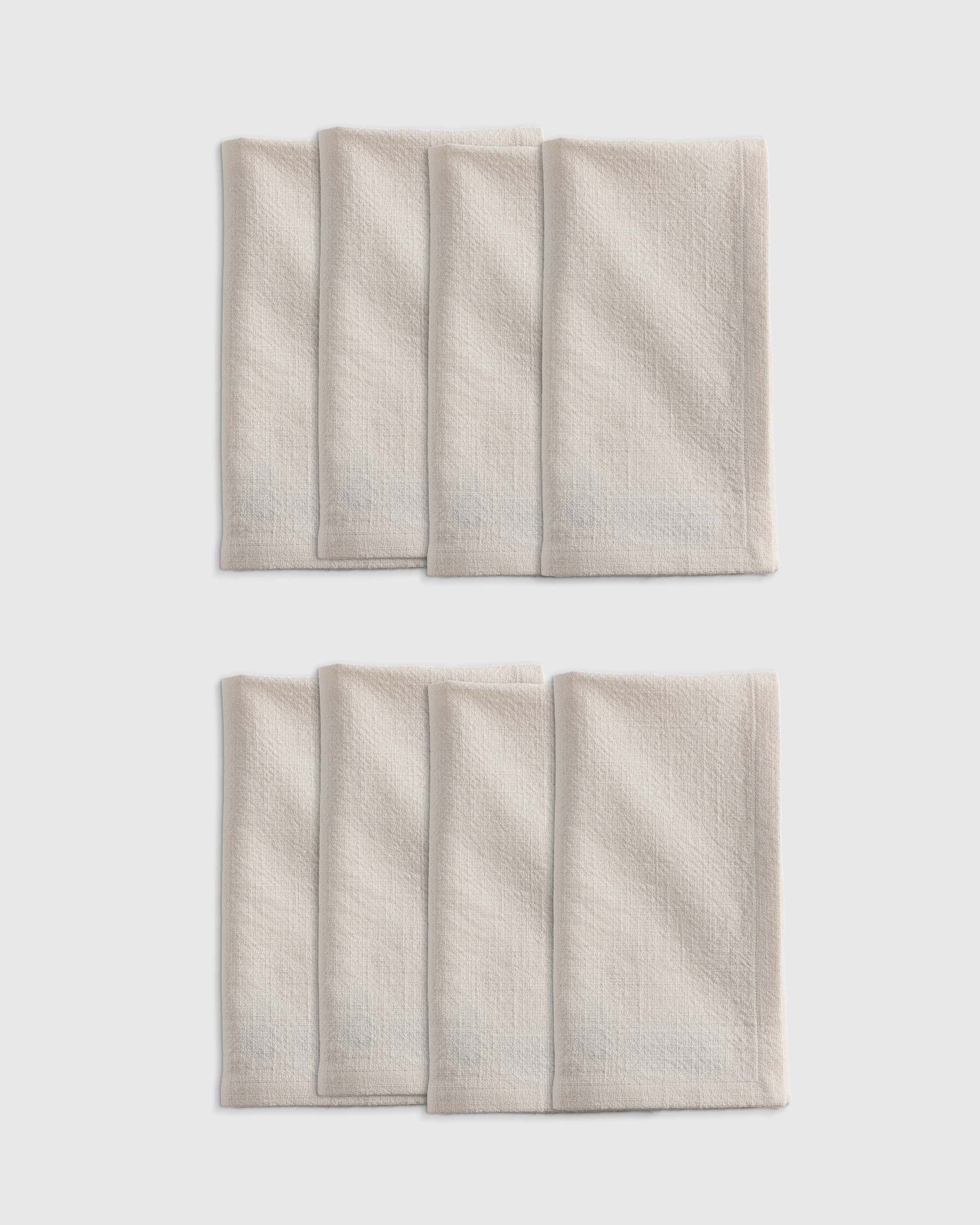 Organic Cotton Napkins (Set of 8) in Dried Sage
