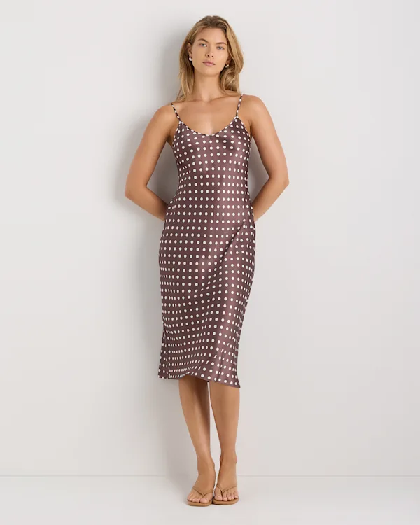 100% Washable Silk Slip Dress