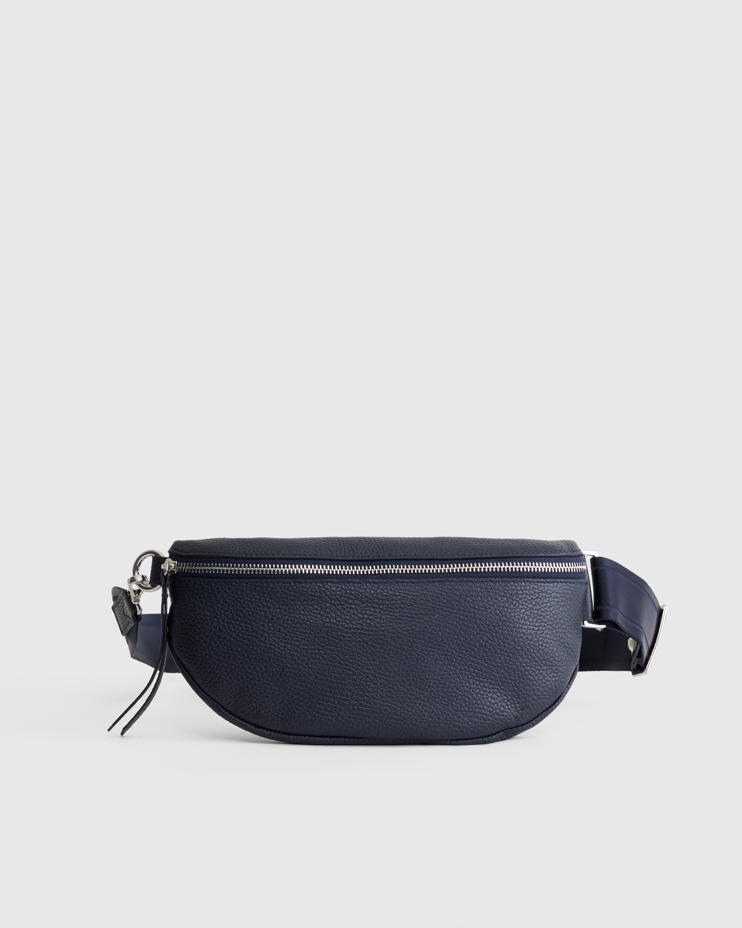 Quince Women's Italian Pebbled Leather Sling Bag In Navy