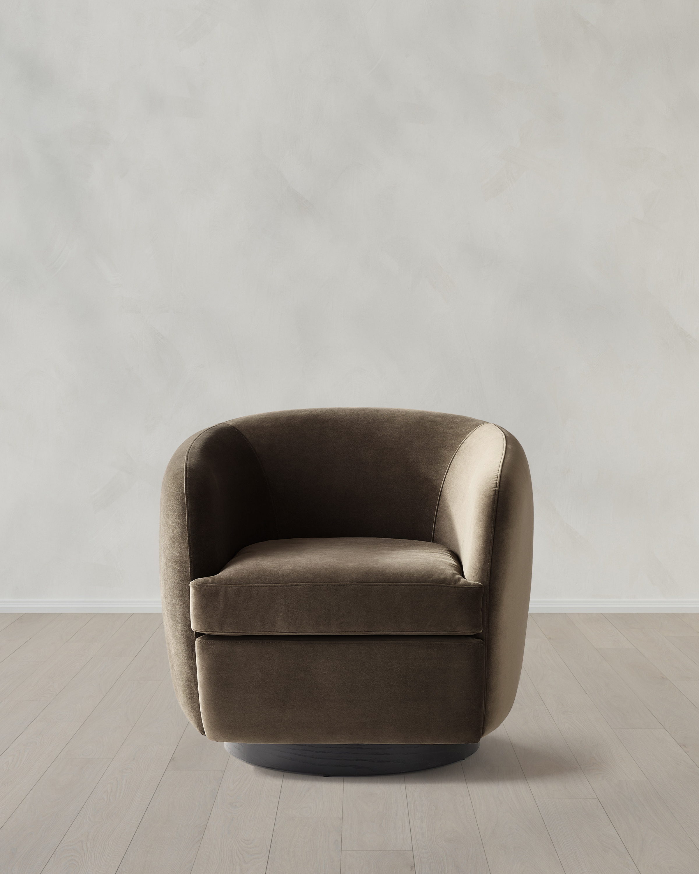 Performance Velvet Swivel Chair