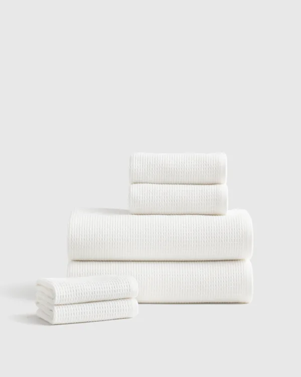 Turkish Waffle Terry Bath Towel Bundle