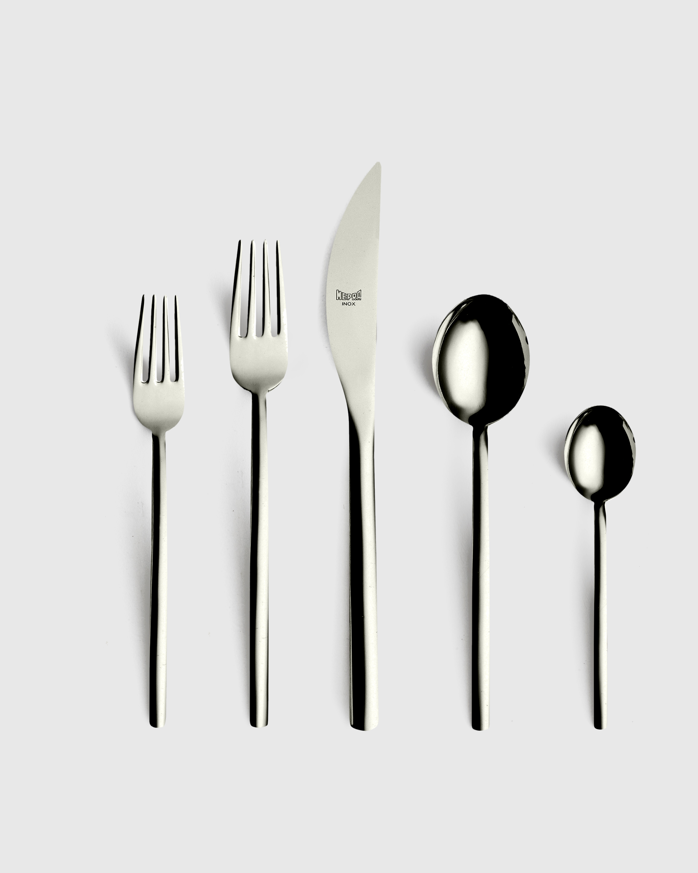 Quince Due Flatware 20-pc Set In Polished Champagne