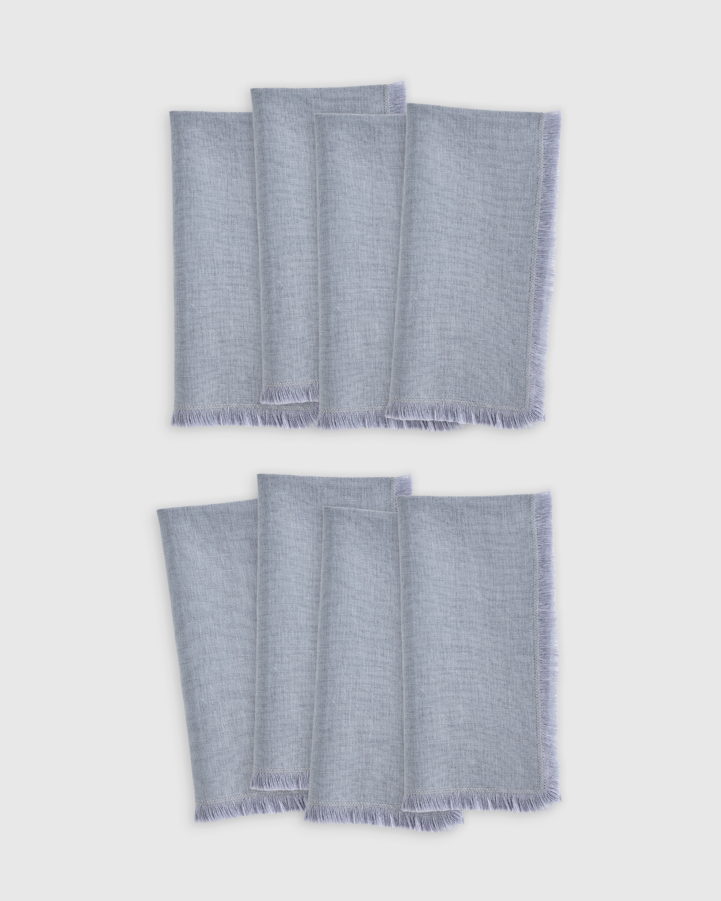 European Linen Fringe Napkins (Set of 8) - thumbnail 4