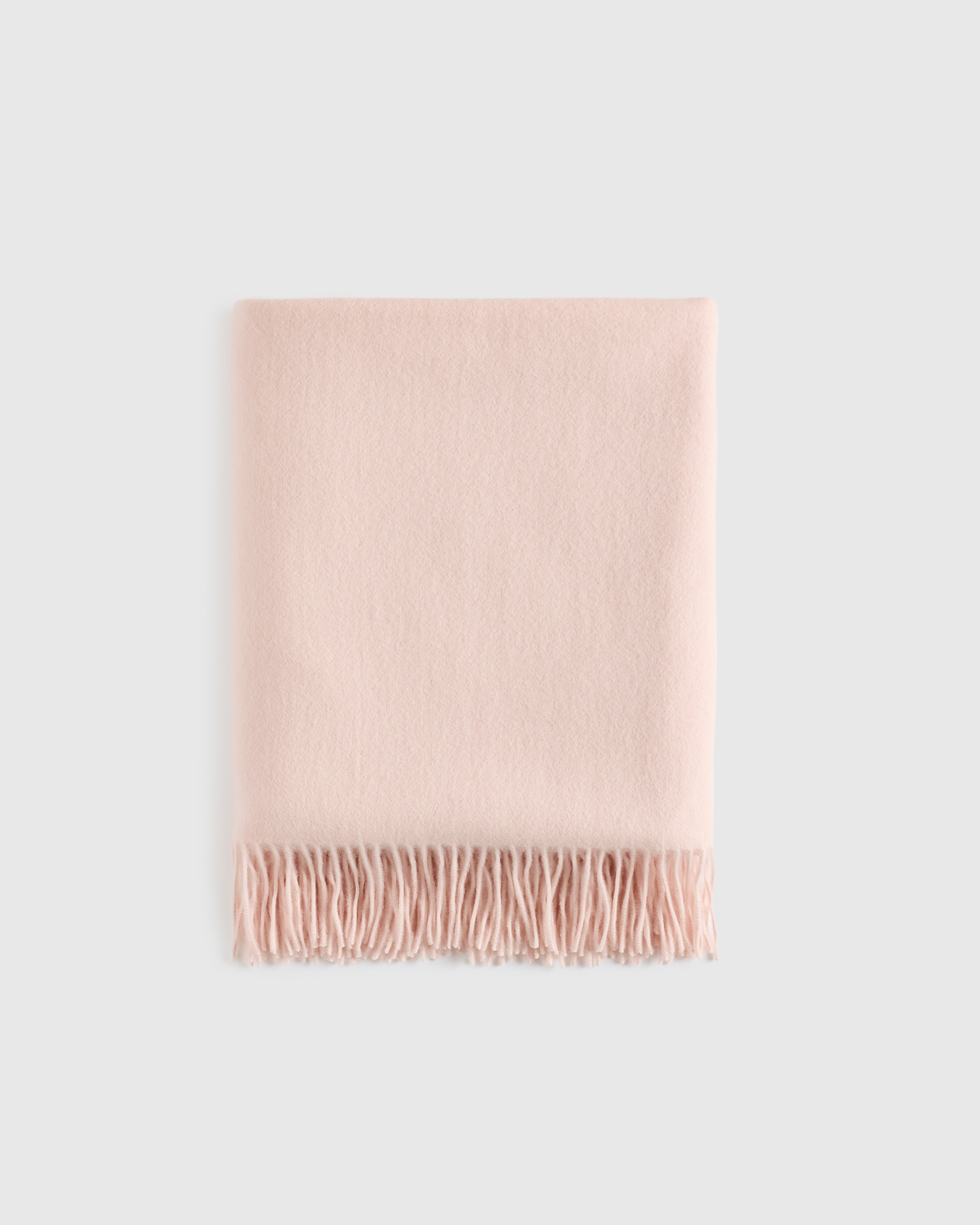 Mongolian Cashmere Throw - Heather Grey