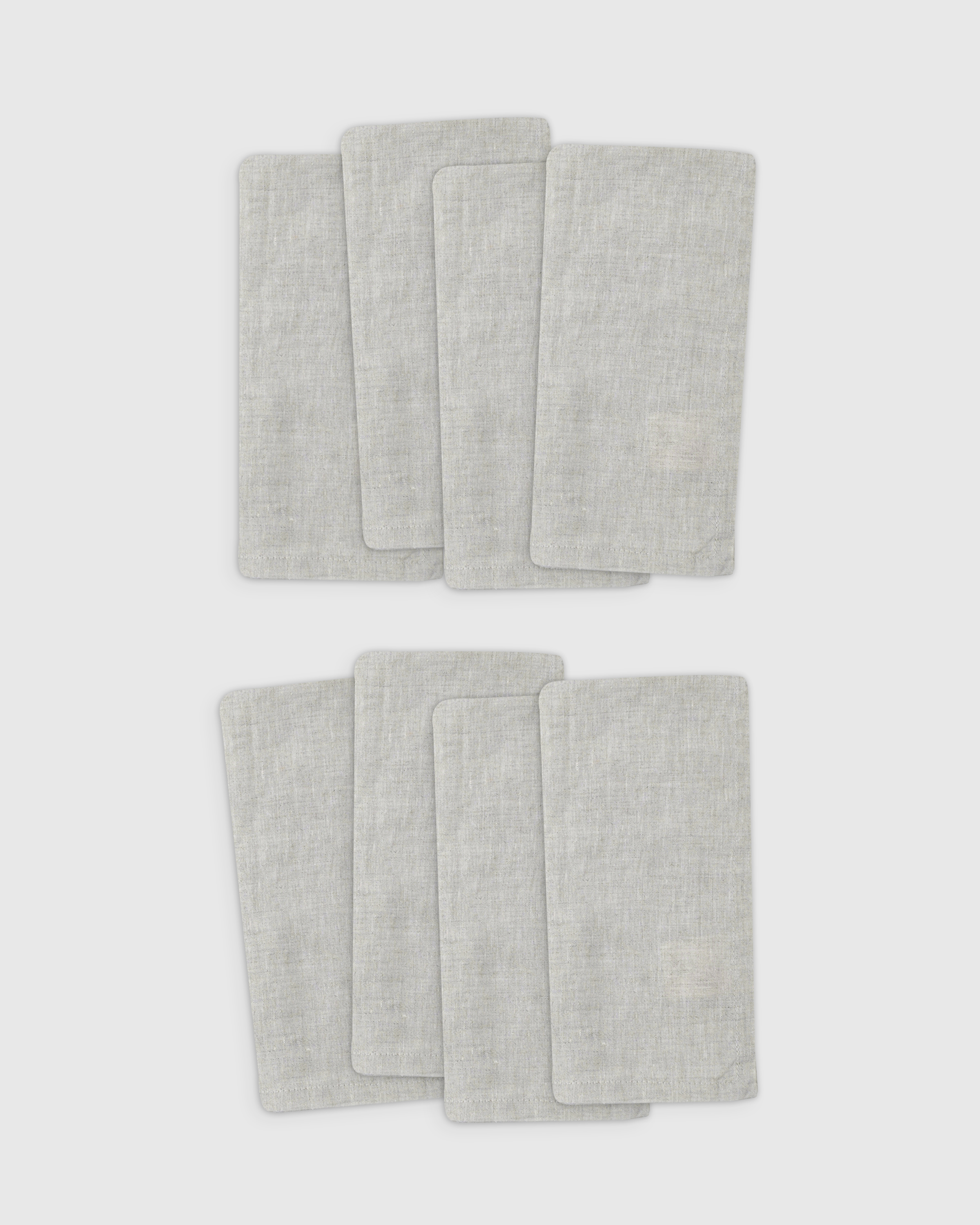 Quince European Linen Napkins In White