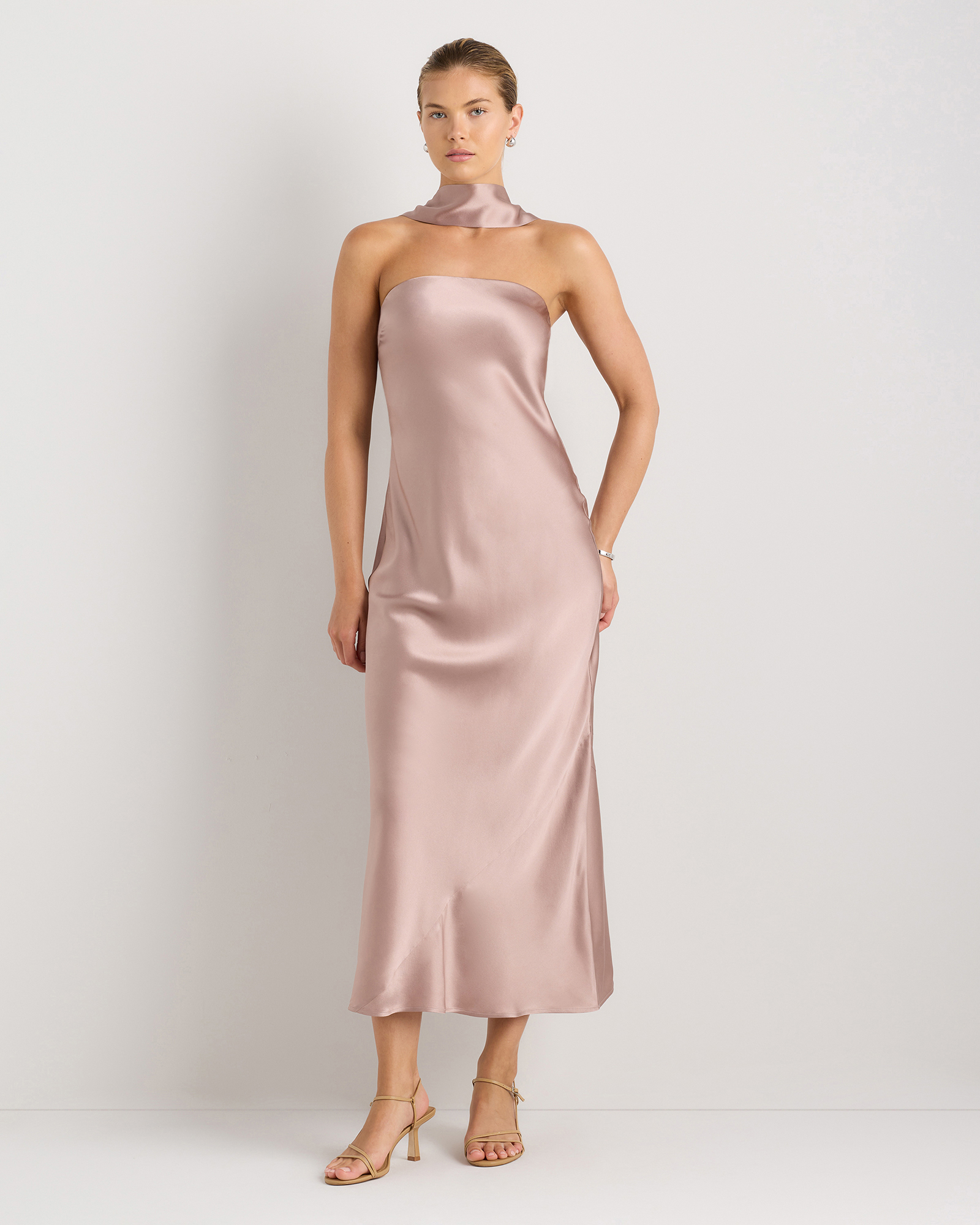 petites oren silk dress Reformation Oren Silk Dress Navy by Reformation