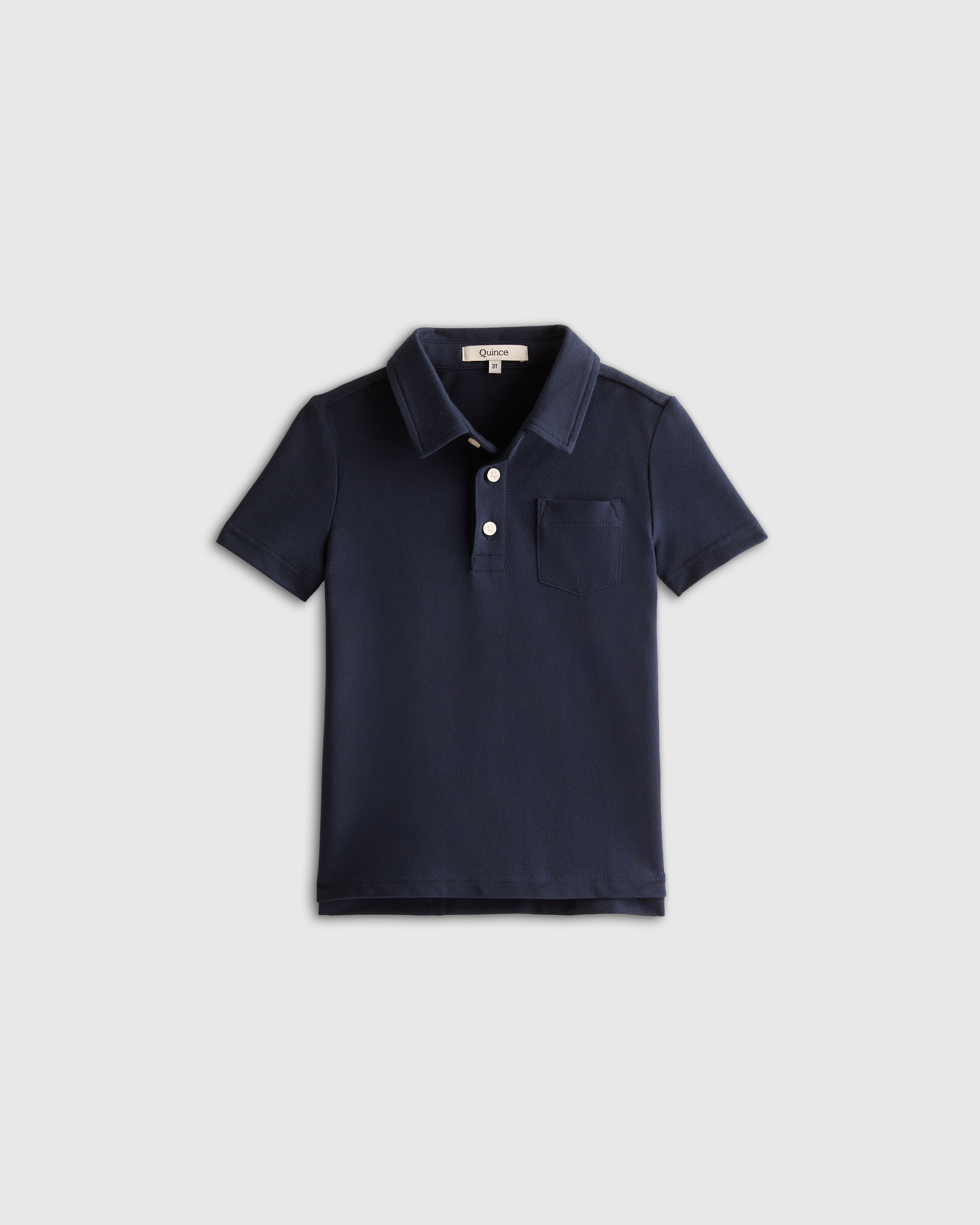 Organic Cotton Short Sleeve Pique Polo - Toddler - thumbnail 2