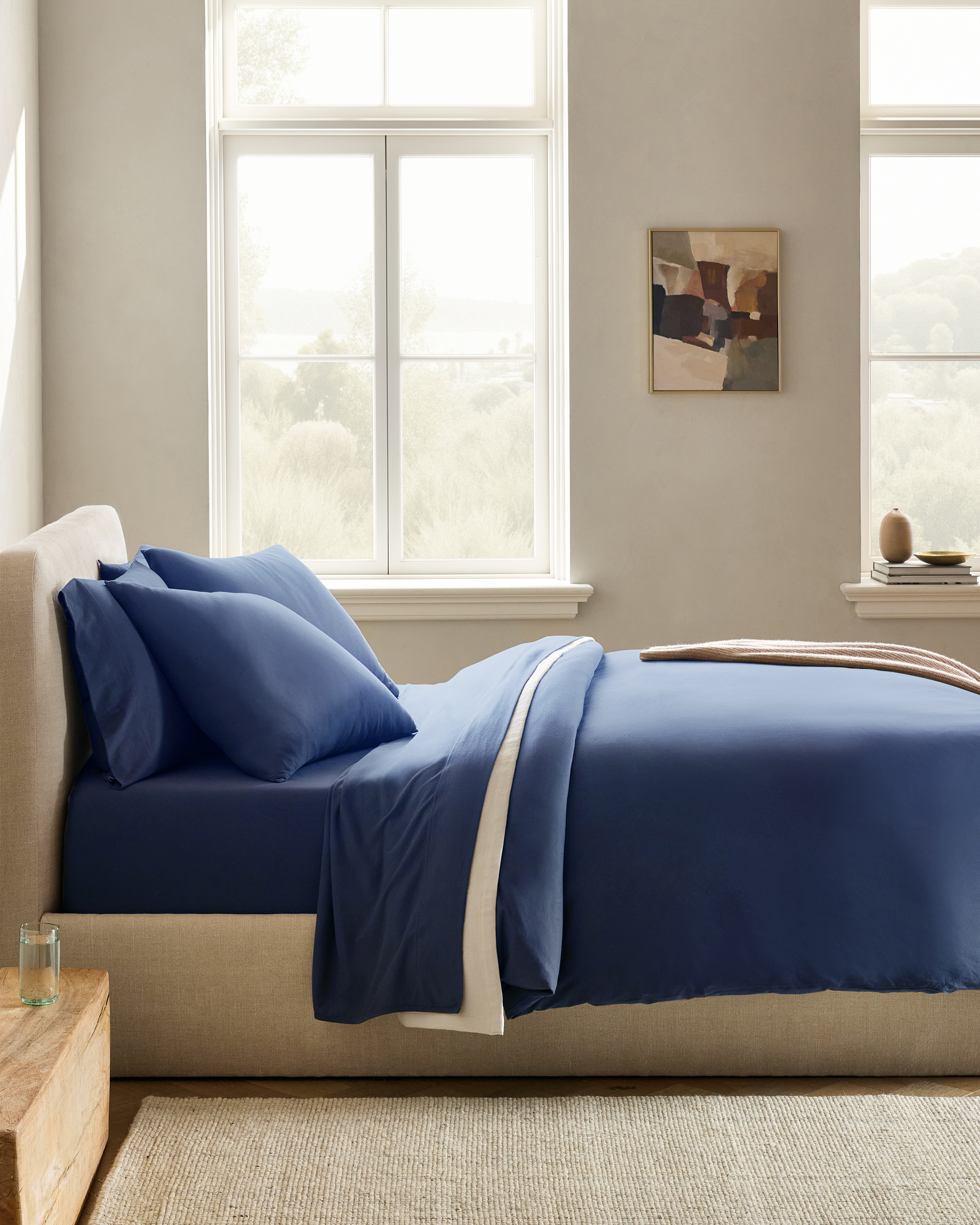 Organic Jersey Duvet Cover Set - thumbnail 9