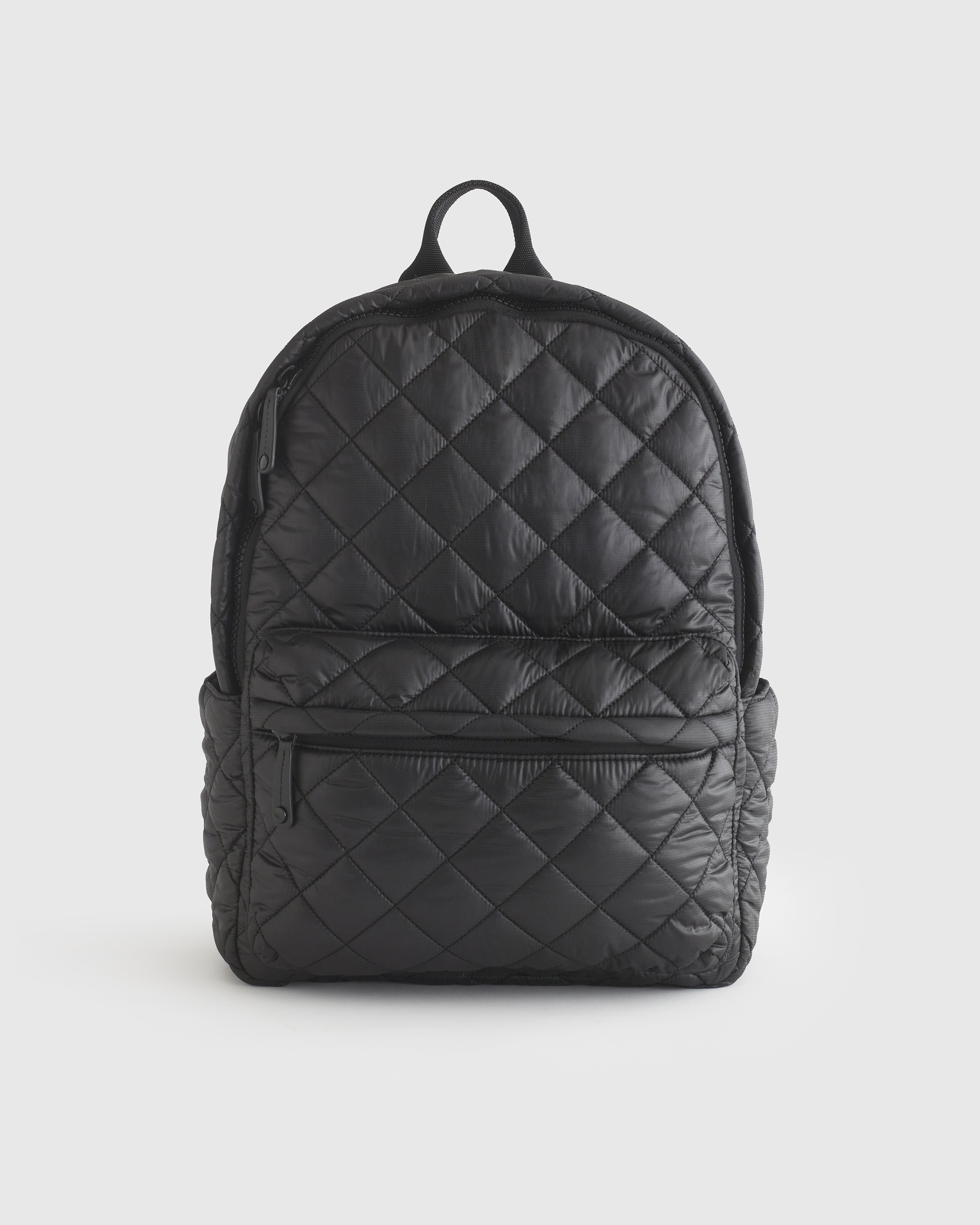 Shop Quince Women's Transit Quilted Commuter Backpack In Black