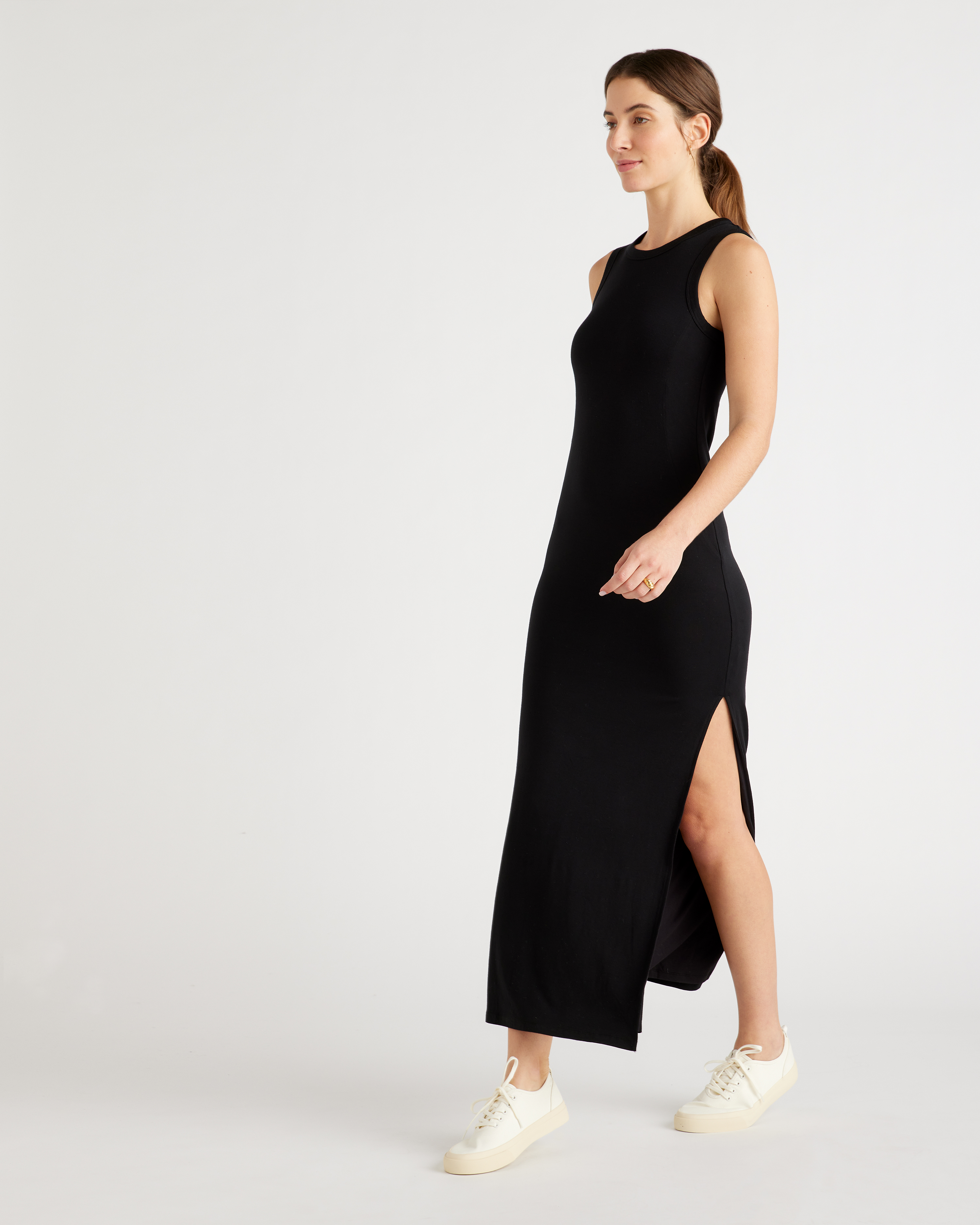 jersey tank maxi dress