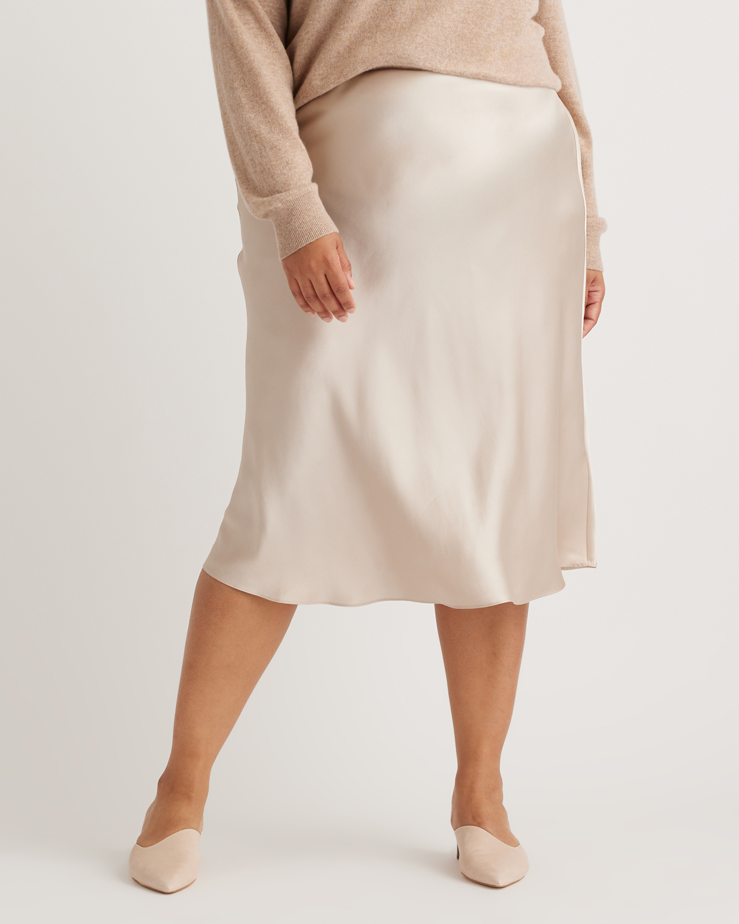 100% Washable Silk Skirt