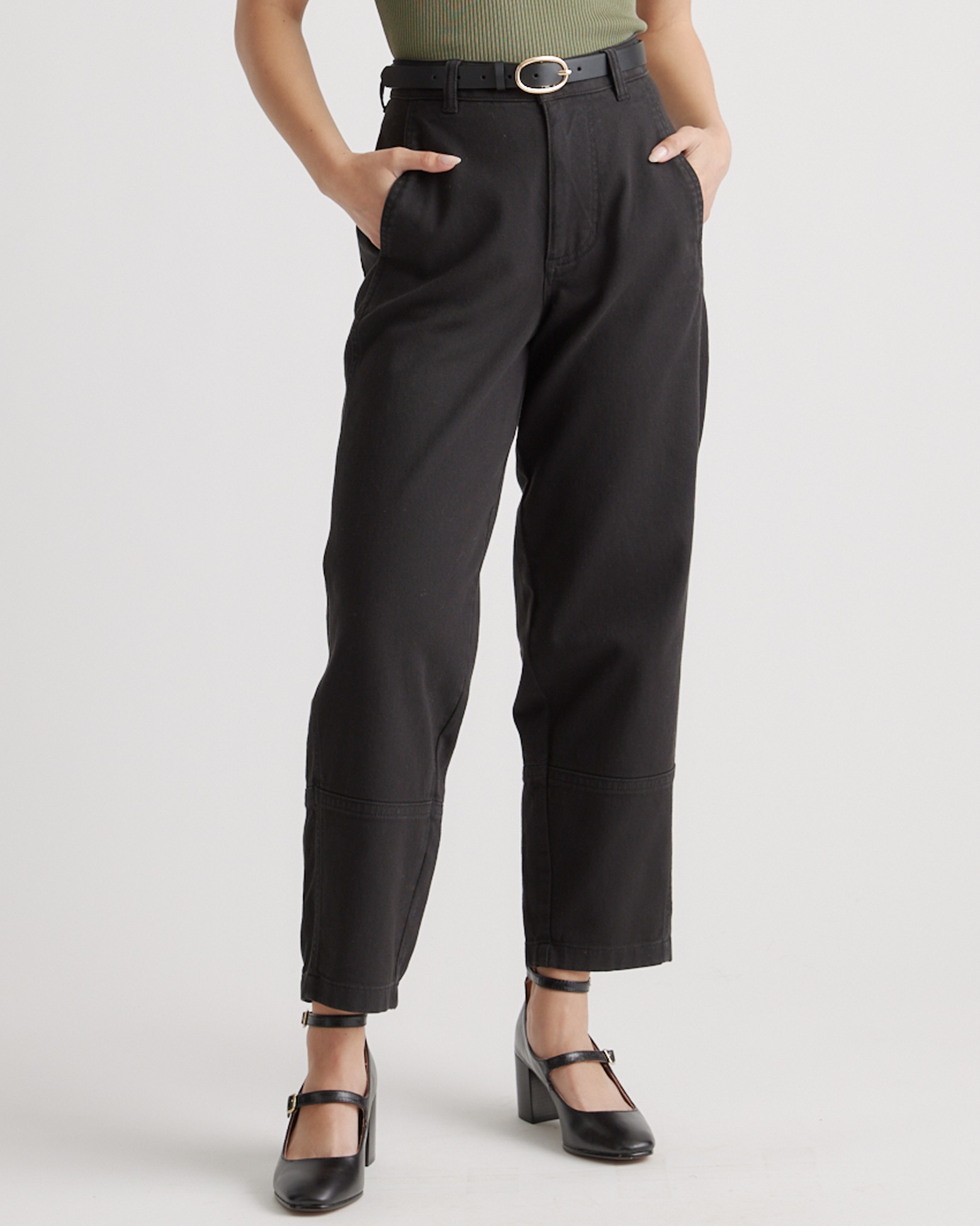SPANX Women's Washed Black Stretch Twill Jogger Pants, Black, Small :  : Clothing, Shoes & Accessories