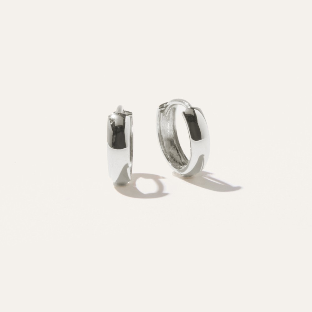 Quince Women's Bold 14k Hoop Earrings Earrings In Metallic