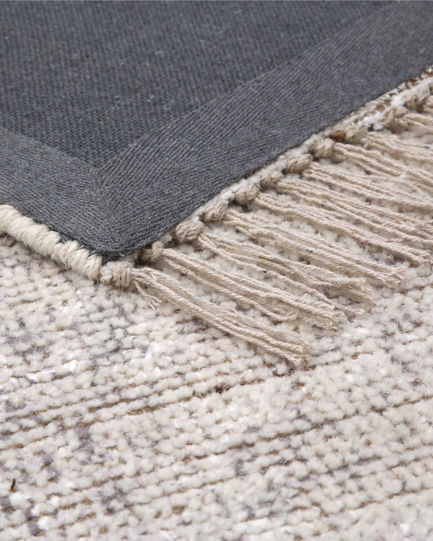 Zara Wool Flatweave Rug - Mauve - 2 - Thumbnail