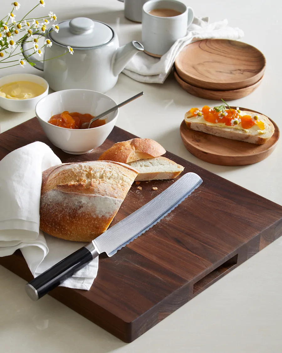 Knife DamascusBread 067