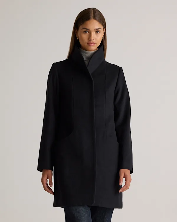 Italian Wool Cocoon Coat