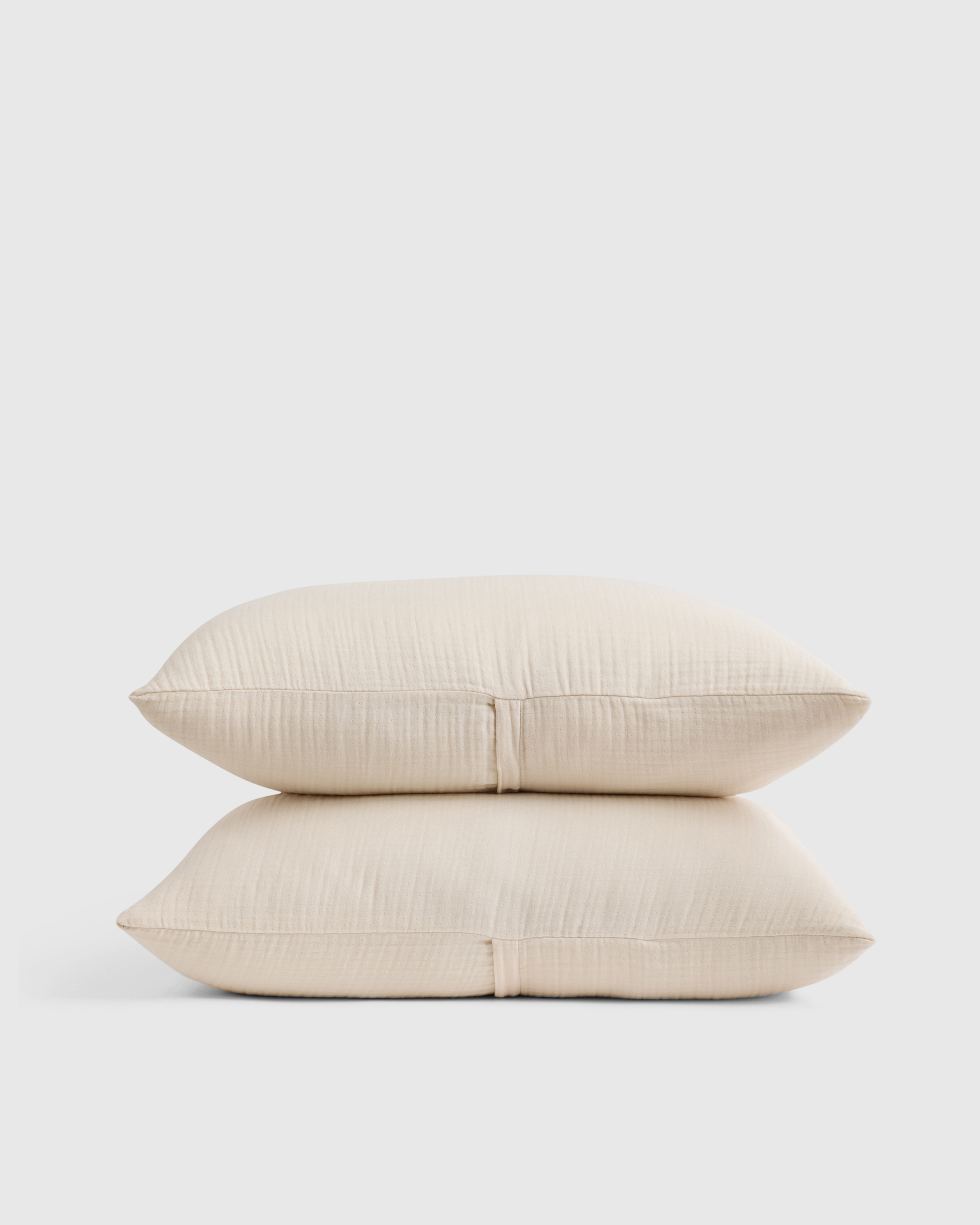 Organic Airy Gauze Sham Set | Quince in Undyed