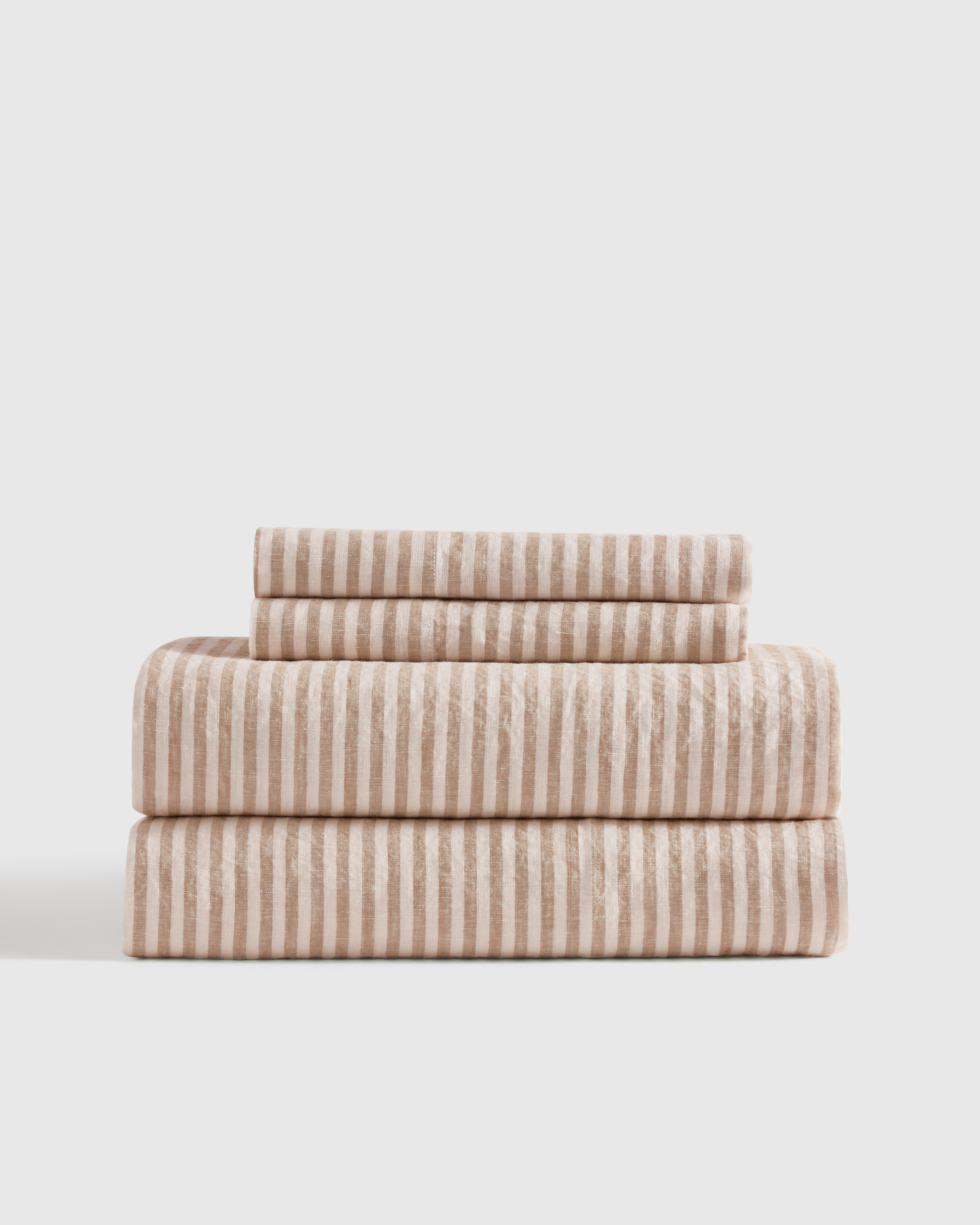 European Linen Stripe Sheet Set