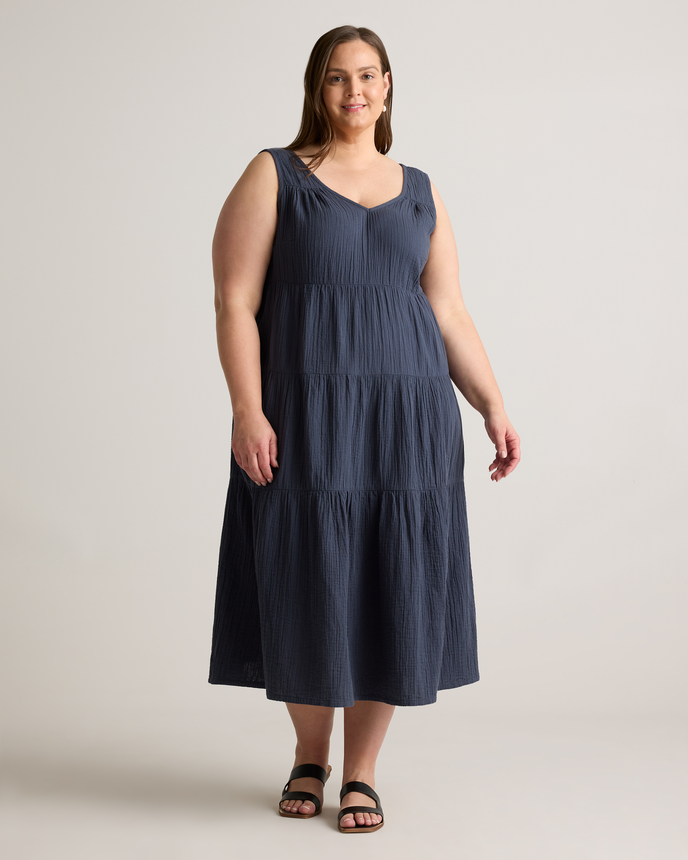 aqua dresses Women's Love Is in the Air Aqua Blue Cotton Peasant Mini Dress | Size: L