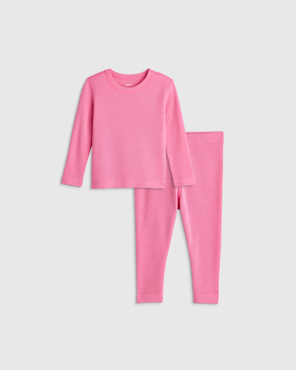 100% Merino Wool All-Season Base Layer Long Sleeve and Legging Set - Baby