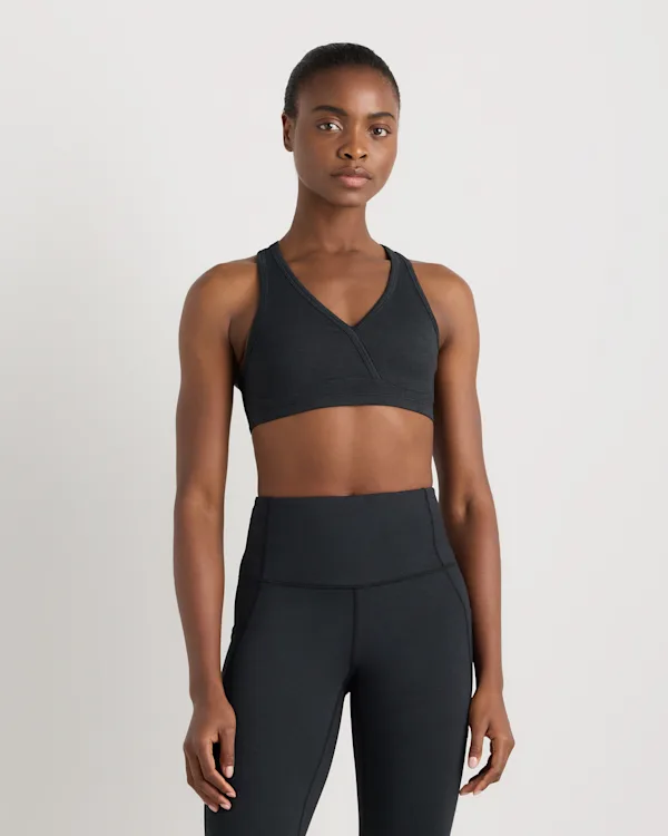 Ultra-Soft V-Neck Racerback Bra