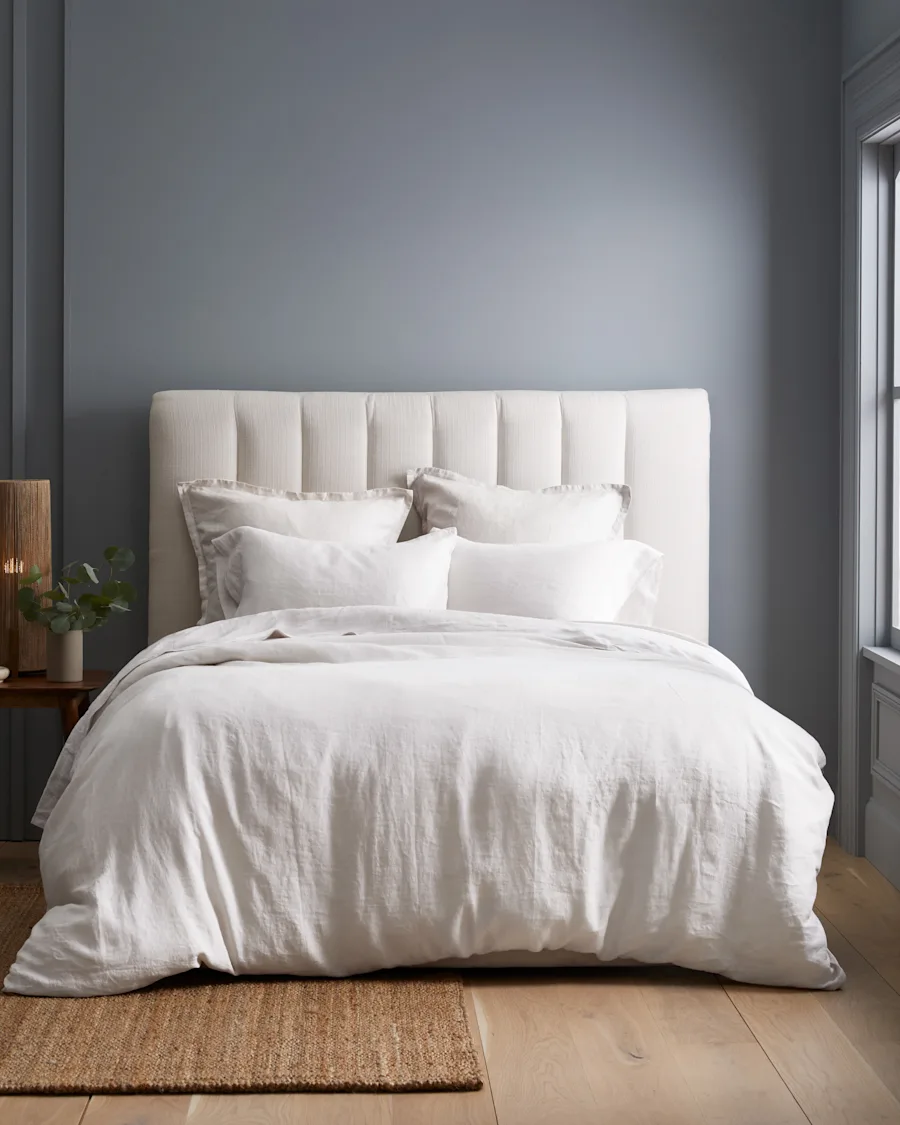 EuropeanLinenEurosham White 038