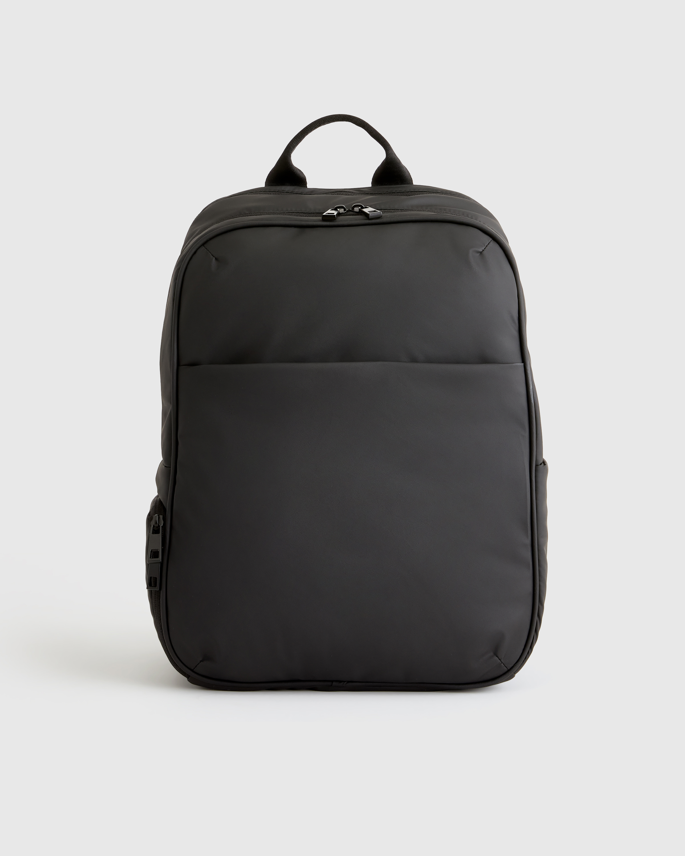 Water Repellent Puff Commuter Backpack in Black