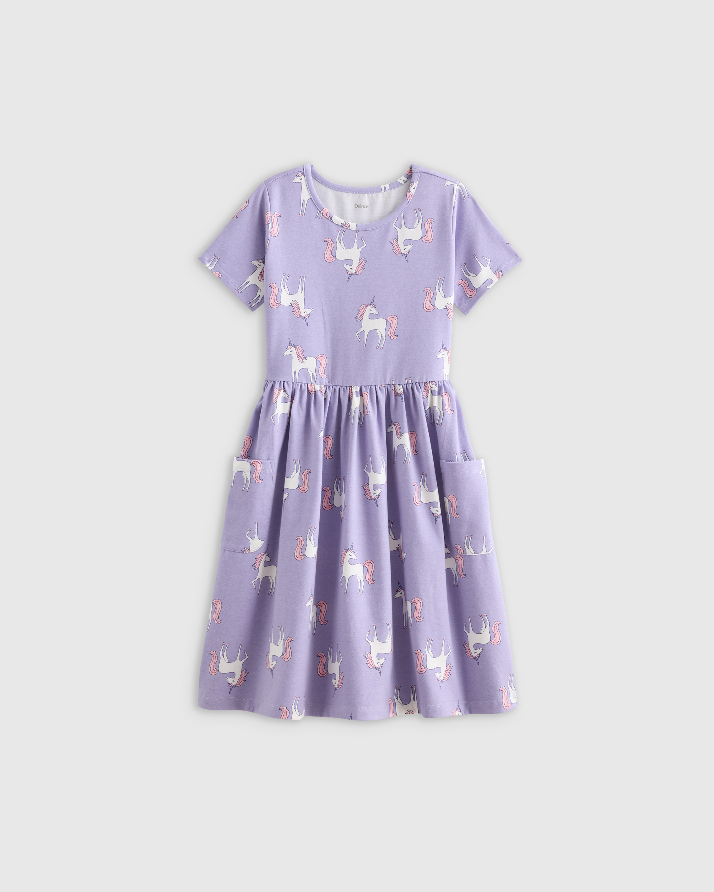 Organic Cotton Fit and Flare Pocket Dress 