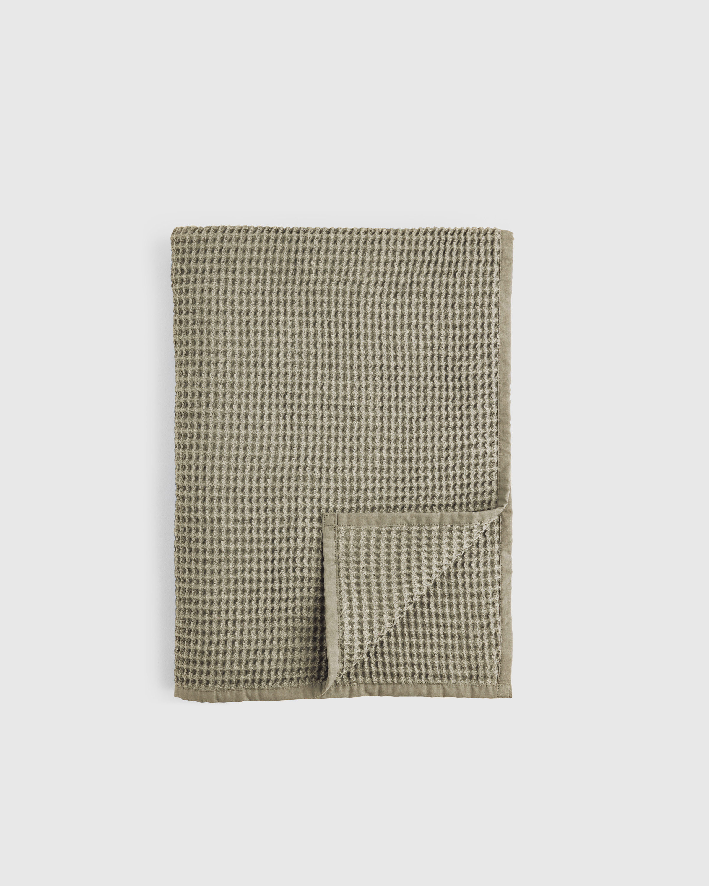 Organic Waffle Throw - Undyed