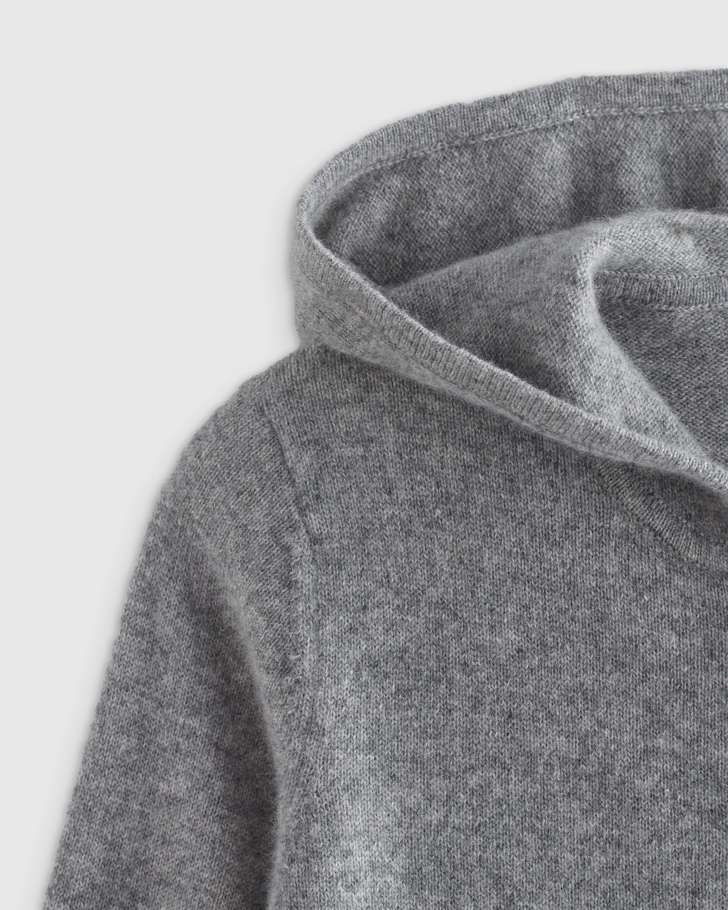 Mongolian Cashmere Full Zip Hoodie - thumbnail 9