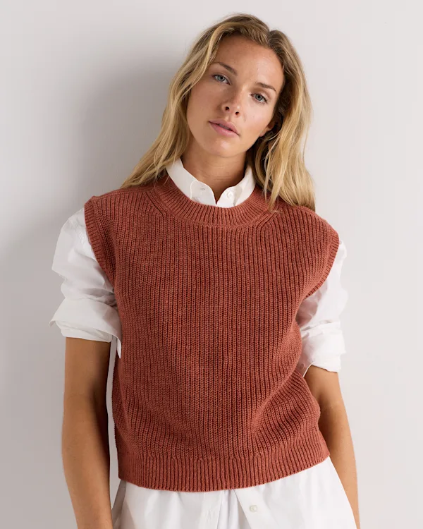 Cotton Linen Sweater Tank
