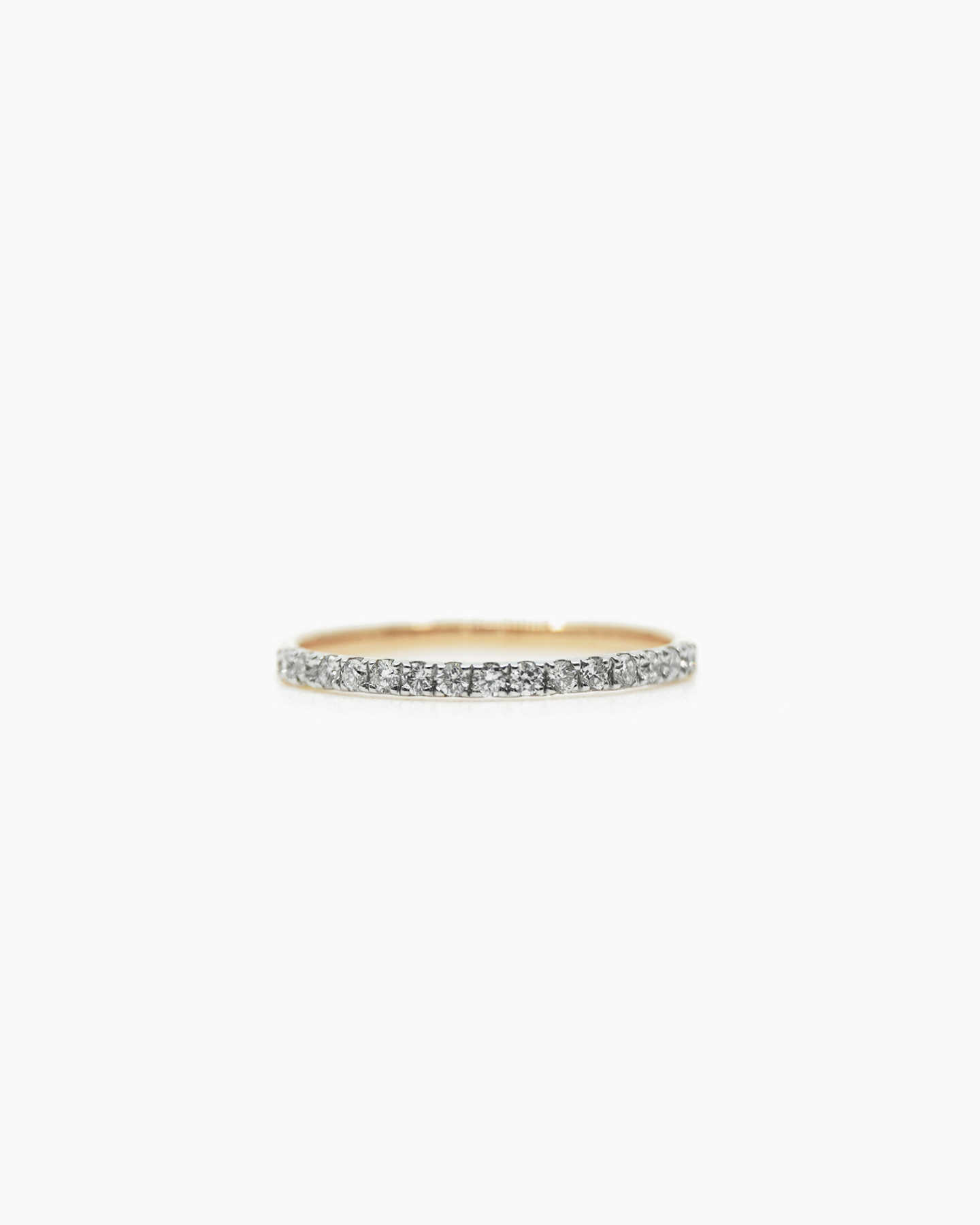 Diamond Wedding Band - Yellow Gold