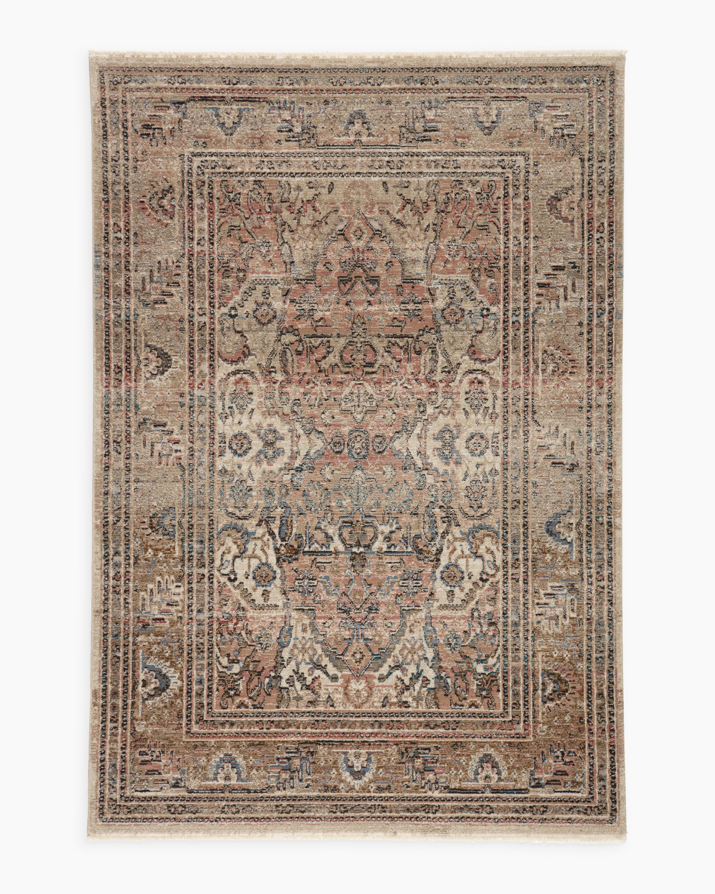 Quince Georgette Rug In Khaki