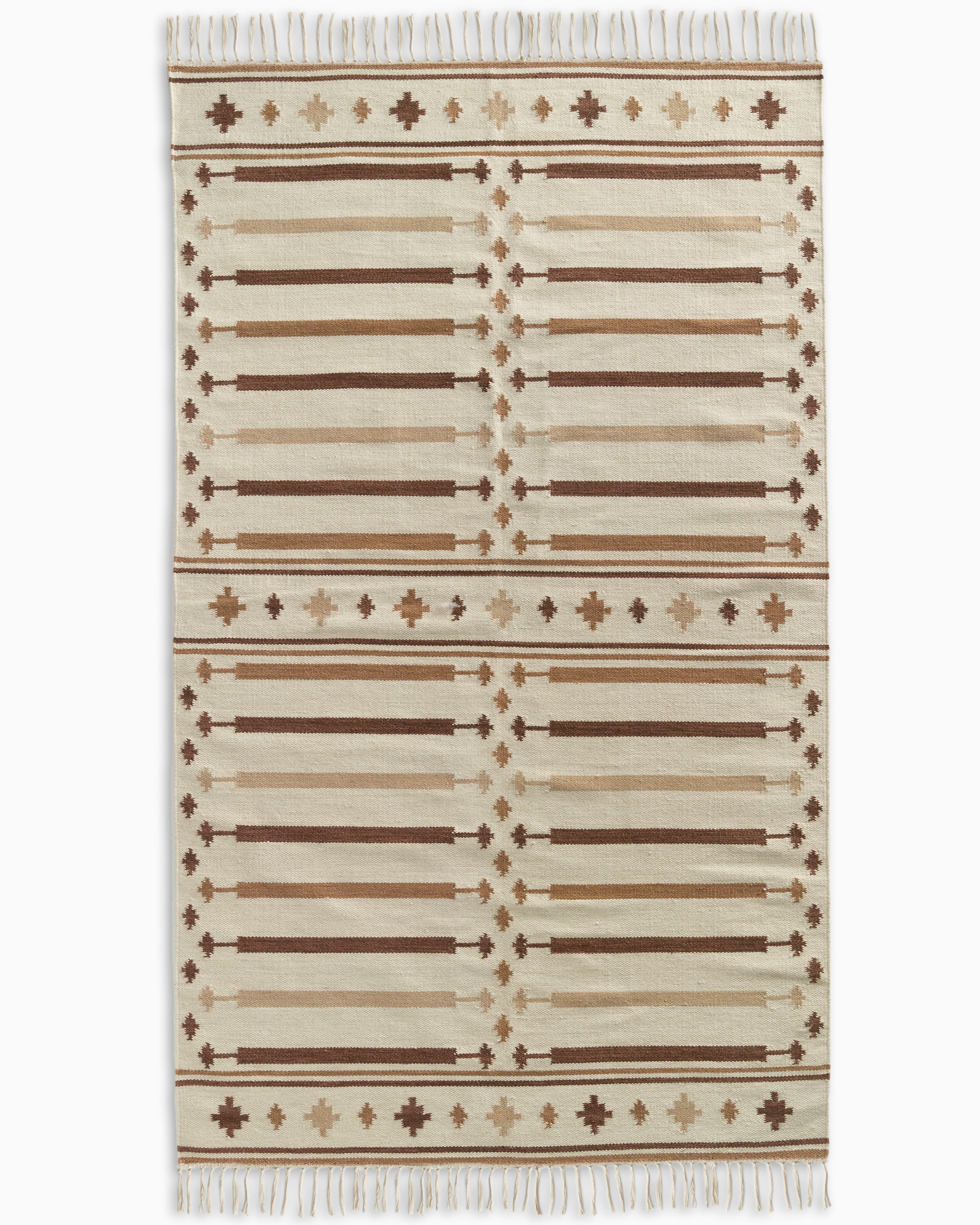 Quince Winslow Wool Kilim Rug In Neutral