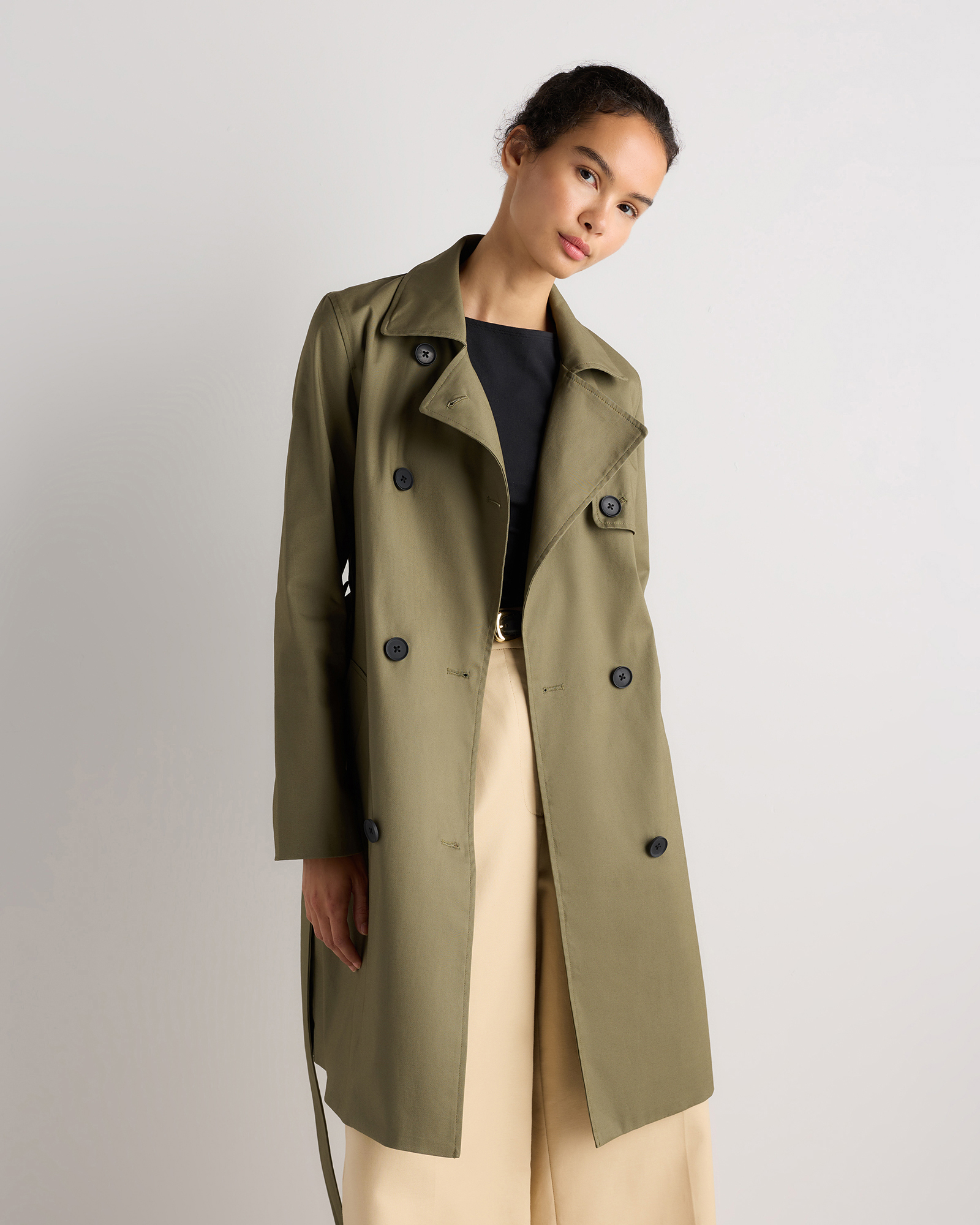 Comfort Stretch Trench Coat
