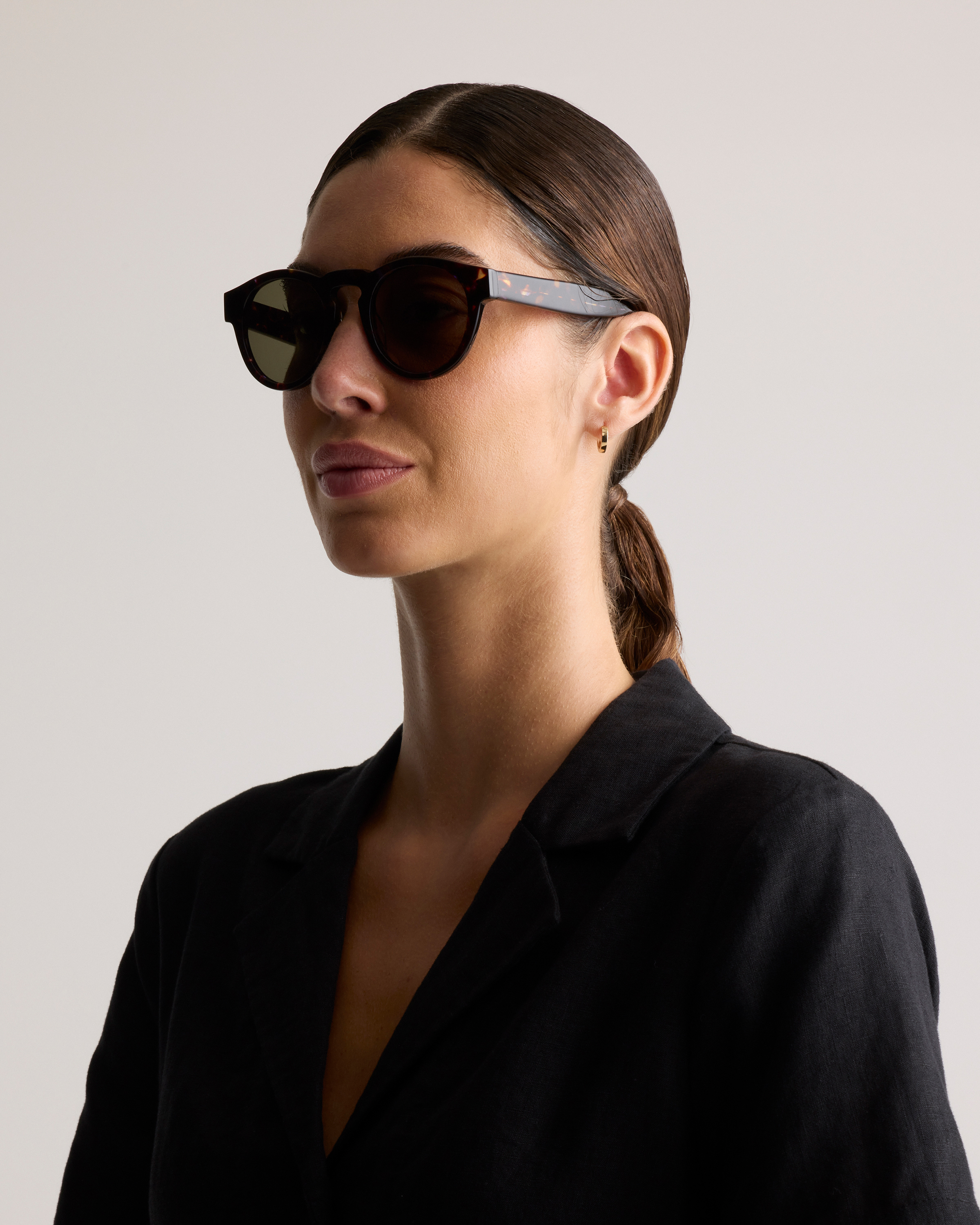 Tuscon Polarized Acetate Sunglasses in Amethyst Tortoise  display picture 1