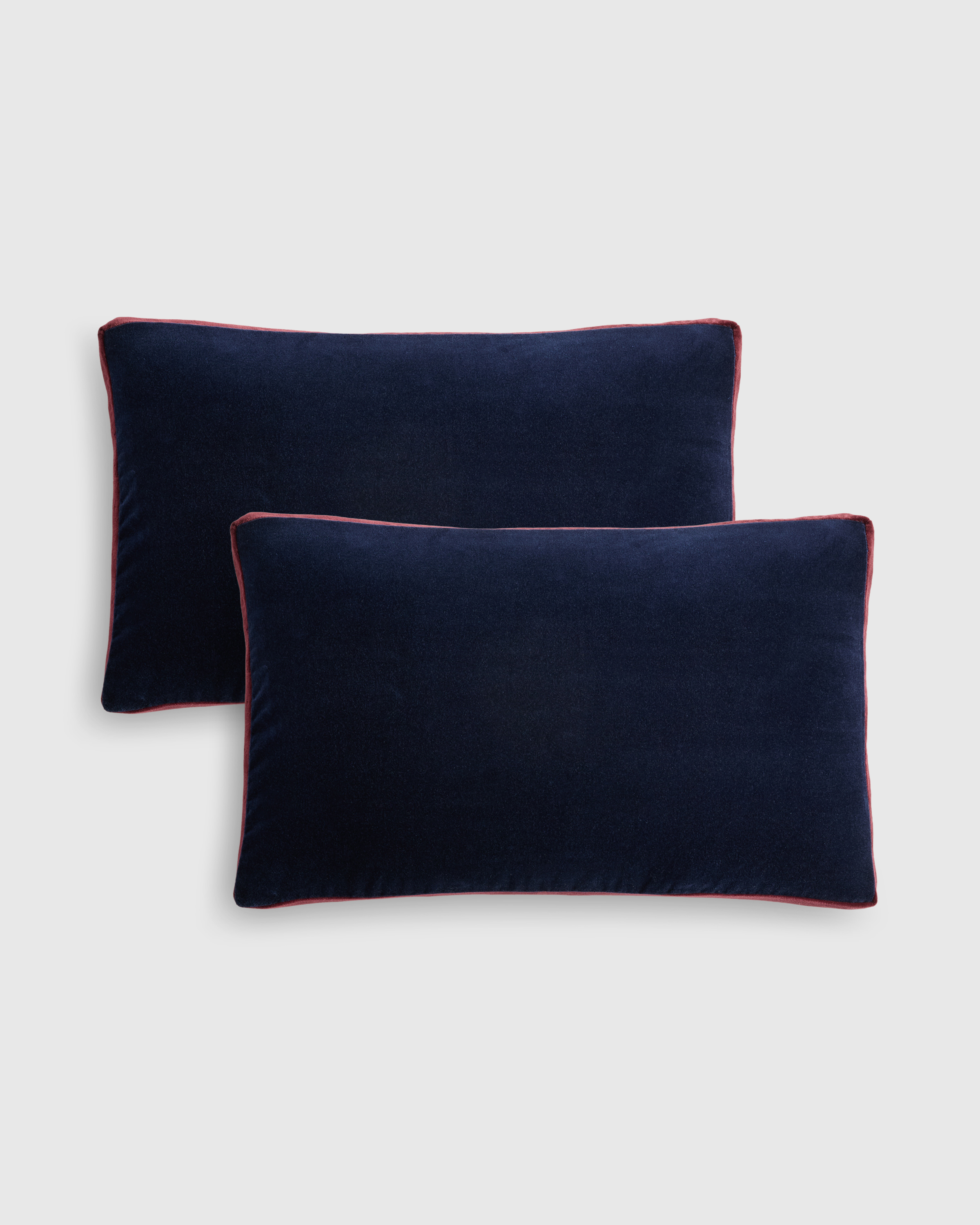 Contrast Velvet Edge Pillow Cover (Set of 2) by Quince