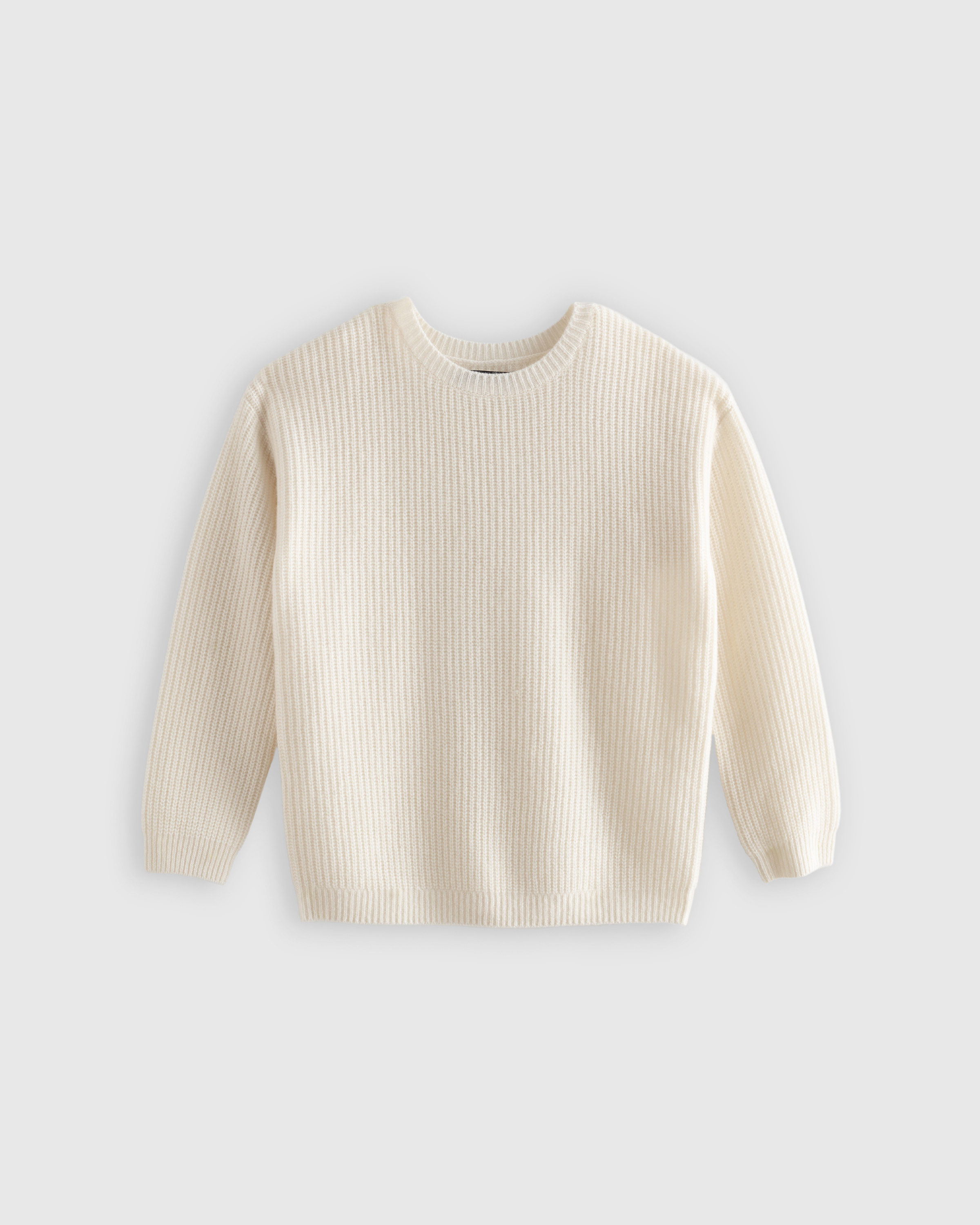 Washable Cashmere Fisherman Tunic Sweater