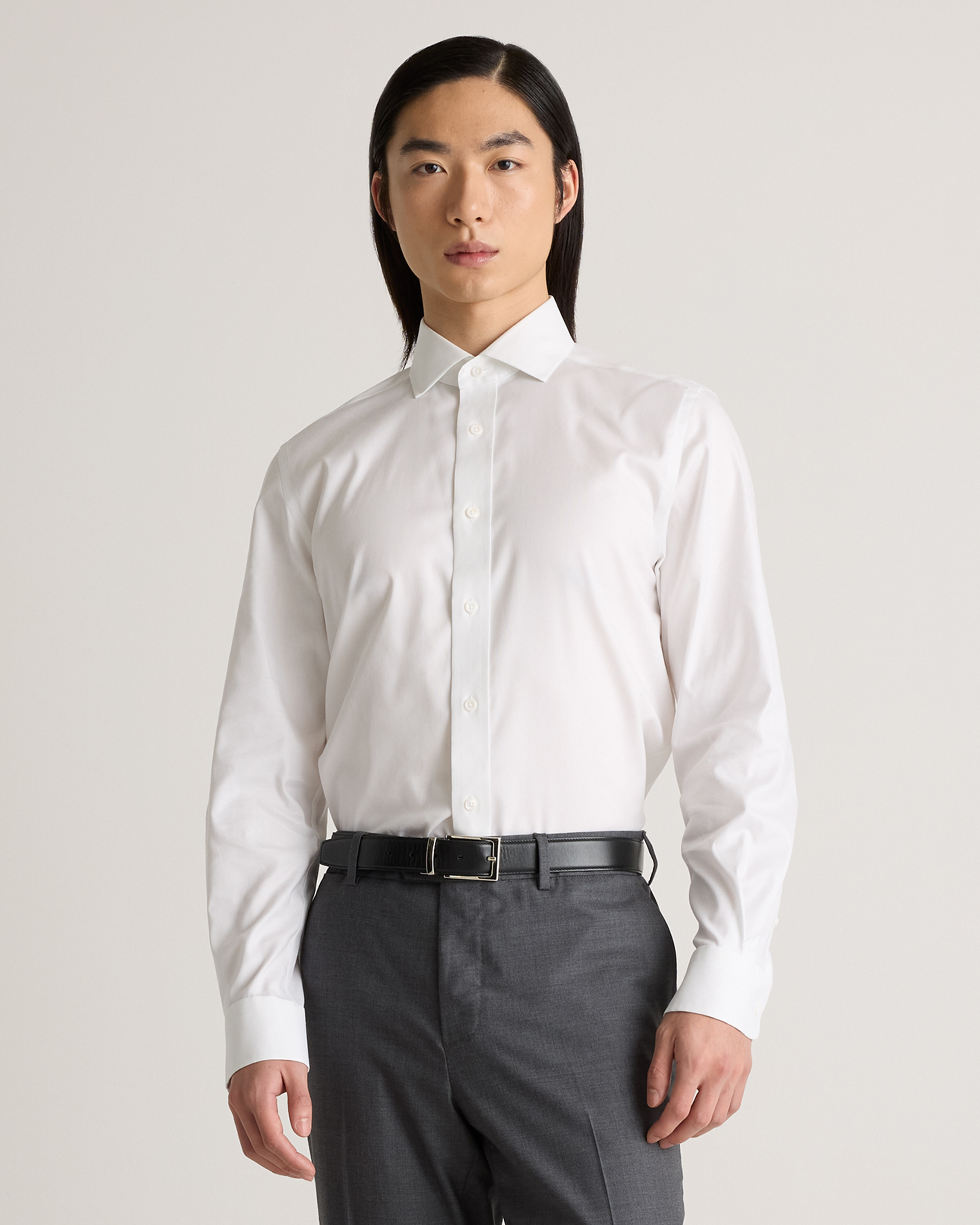 Organic Cotton Oxford Non-Iron Dress Shirt