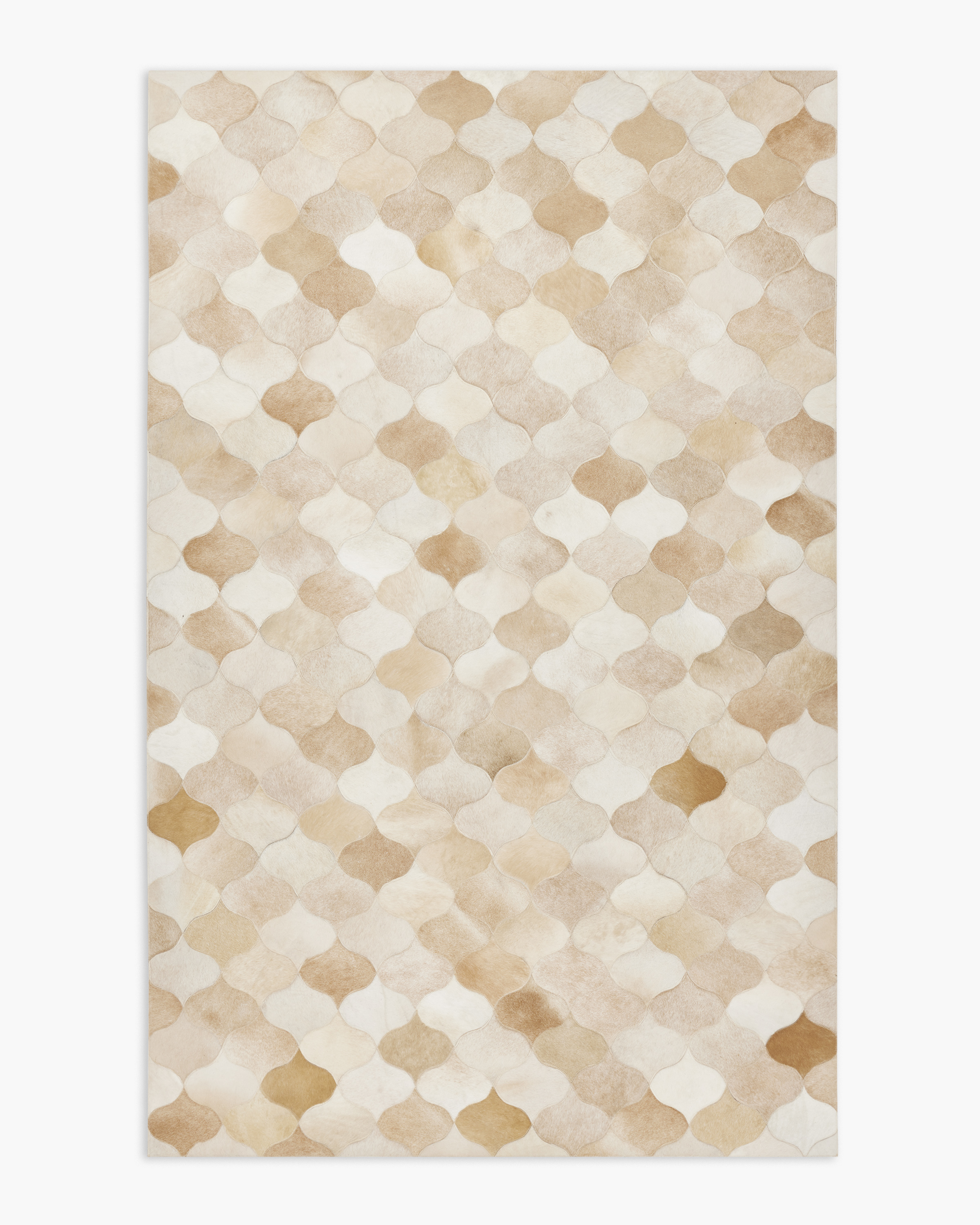 Shop Quince Trellis Hair On Hide Rug In Natural