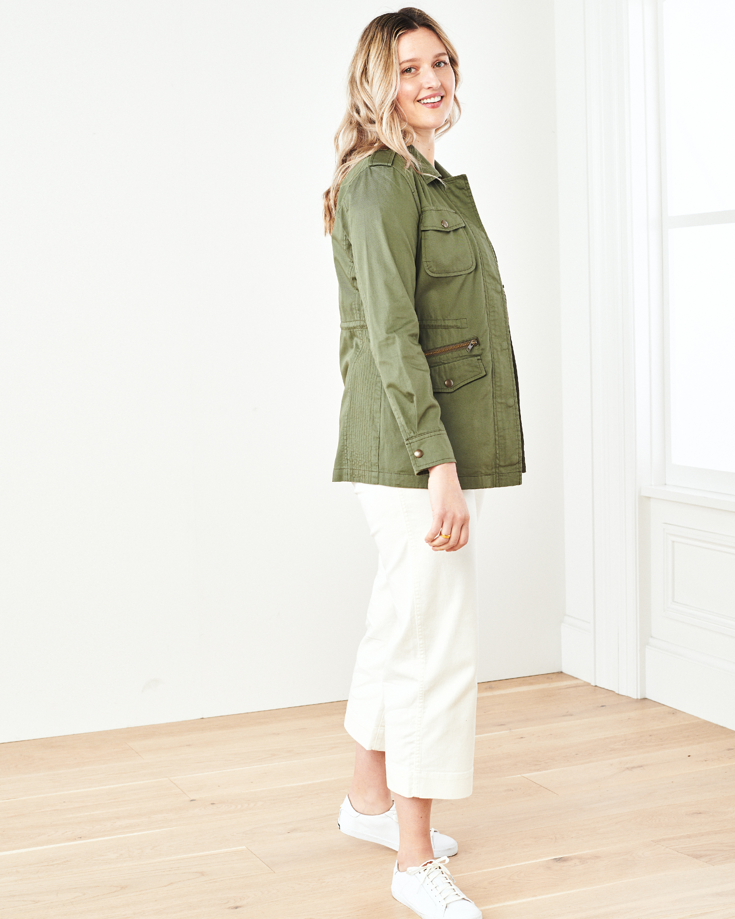 cotton twill utility jacket