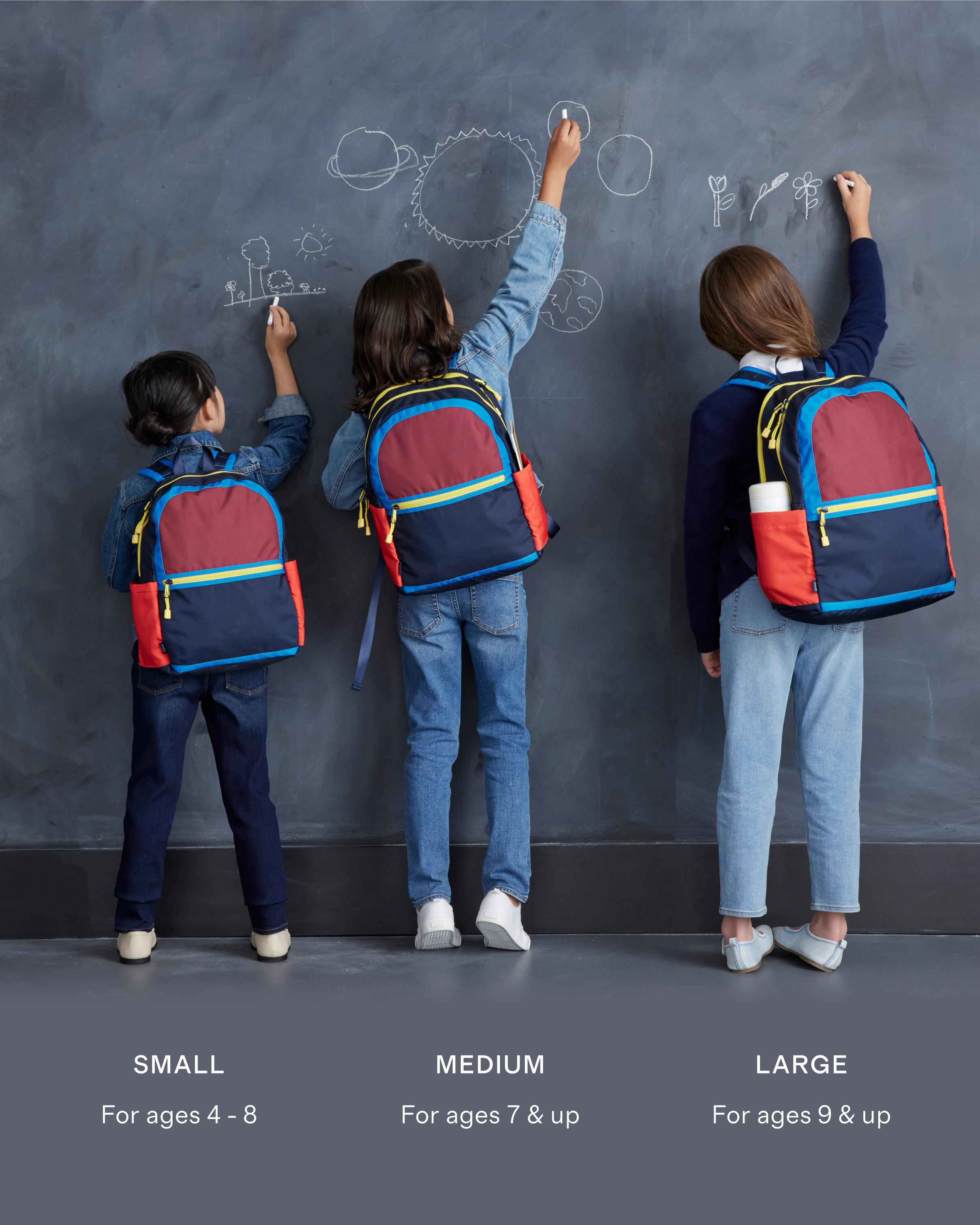 Recycled Double Pocket Backpack - Large - thumbnail 4