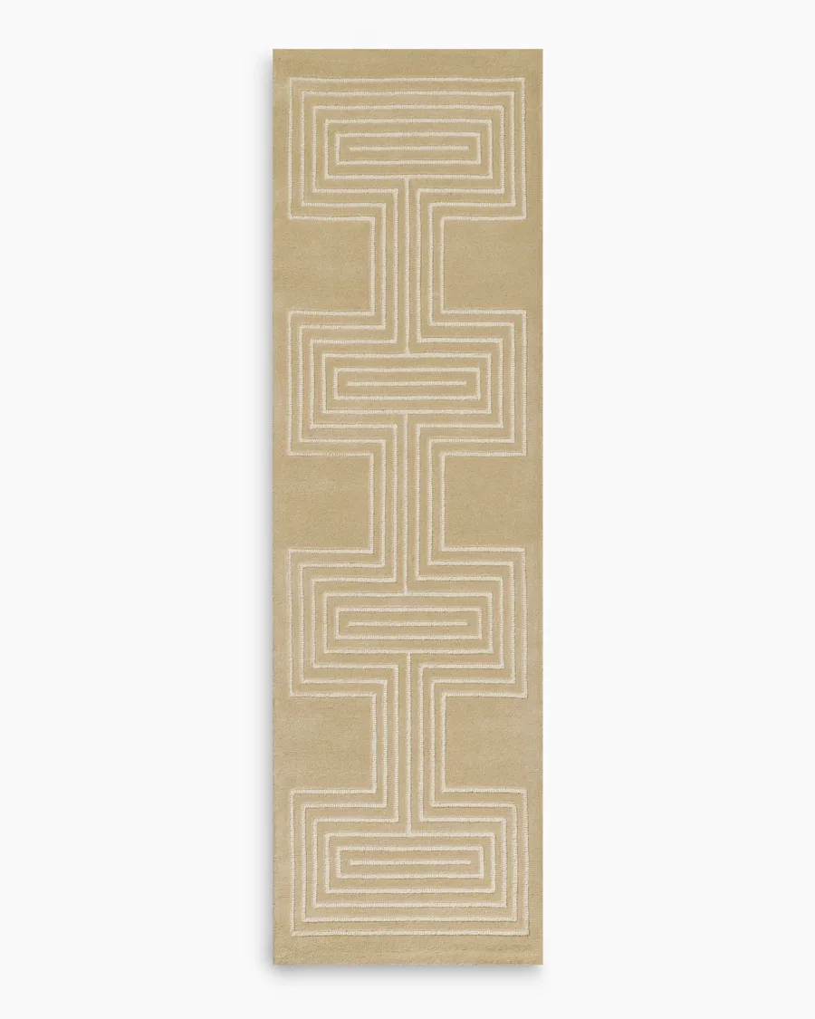 Momeni Simba SIM-3 Beige Hand Tufted 2 6 X 8