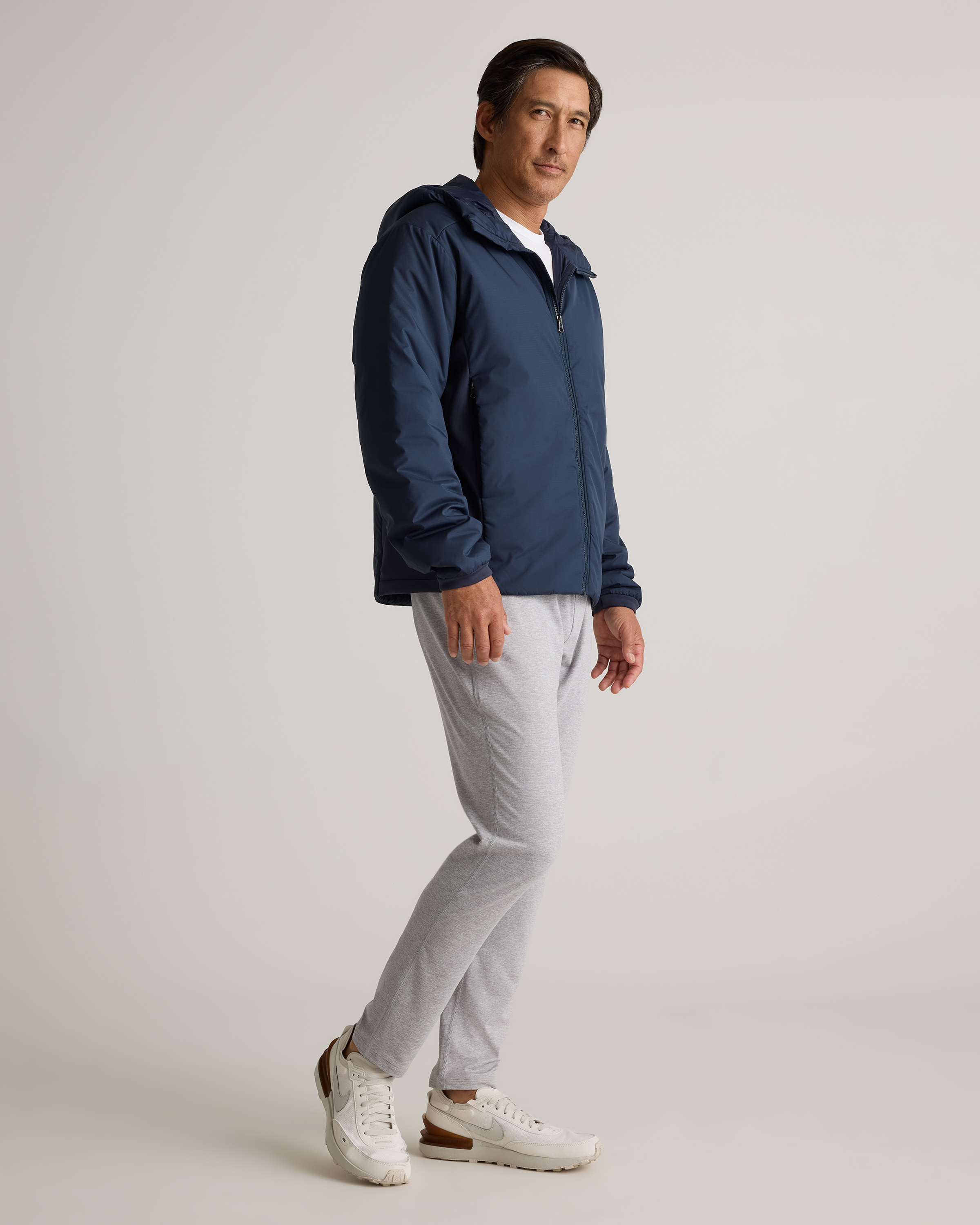 Hybrid Insulated Lightweight Hooded Jacket