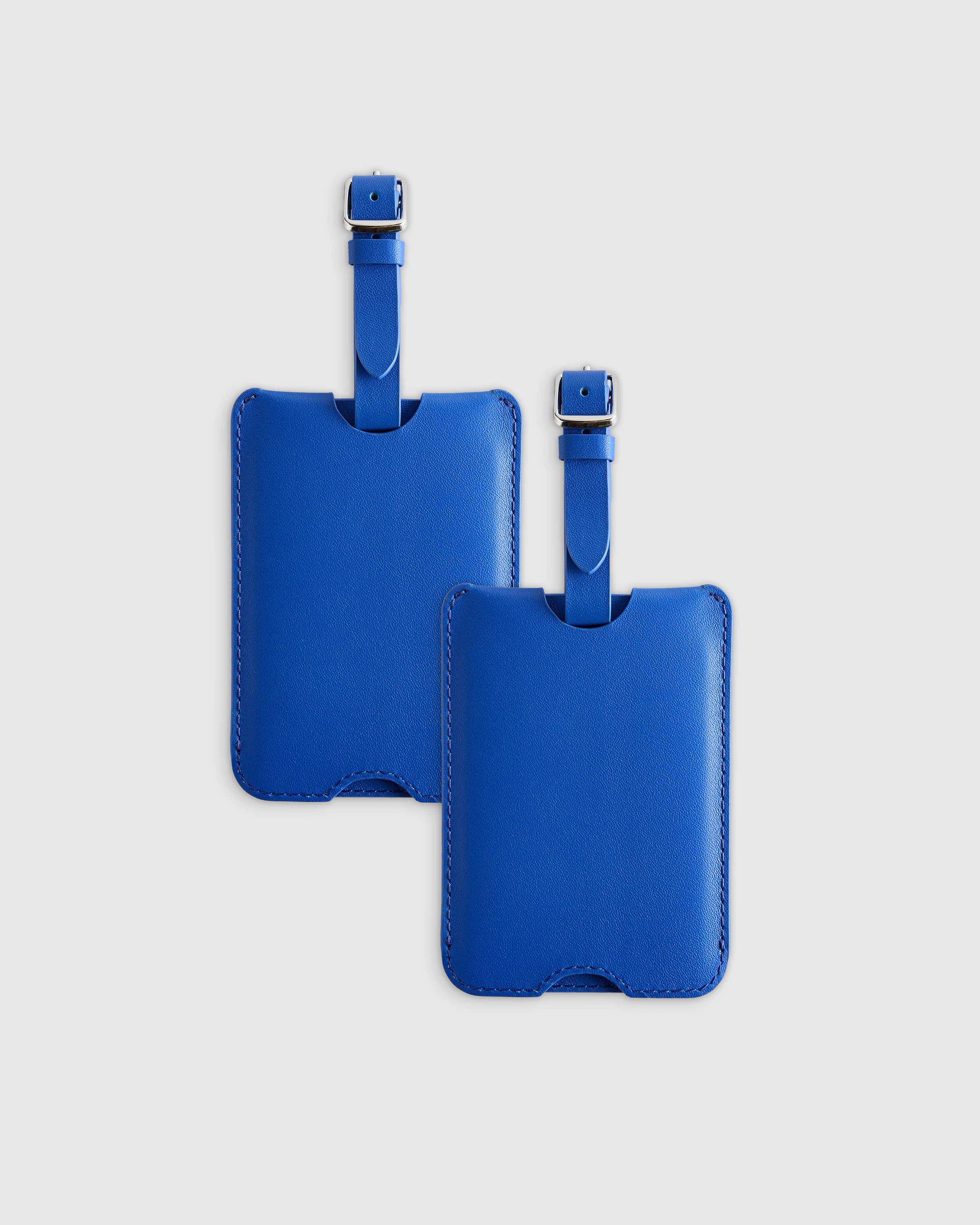 Nappa Leather Luggage Tag (2-Pack) - Wine