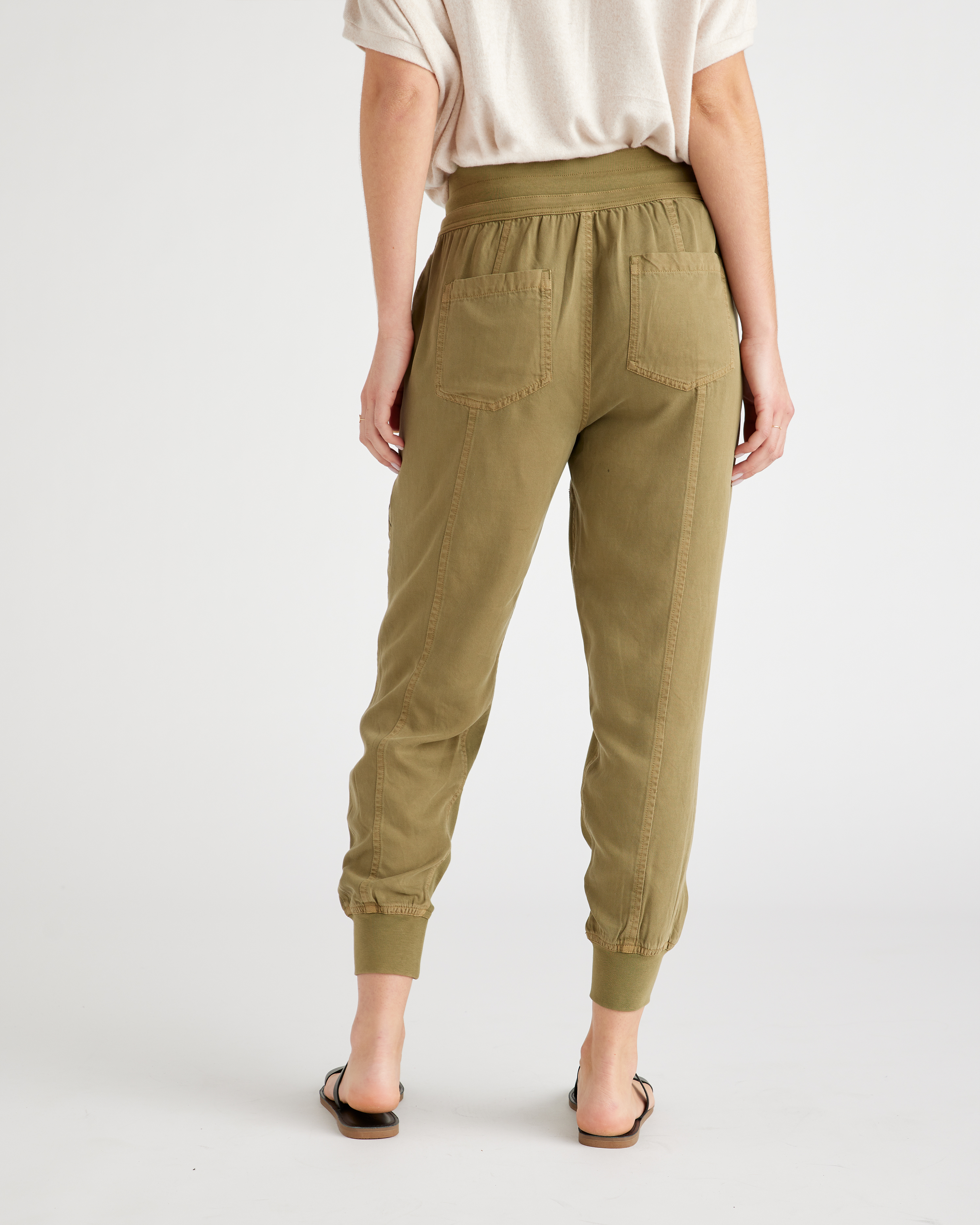 Vintage Wash Tencel Utility Jogger