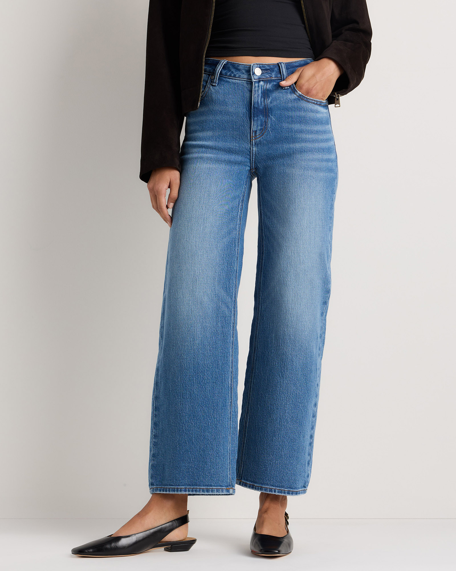 Luna Stretch Relaxed Straight Jeans