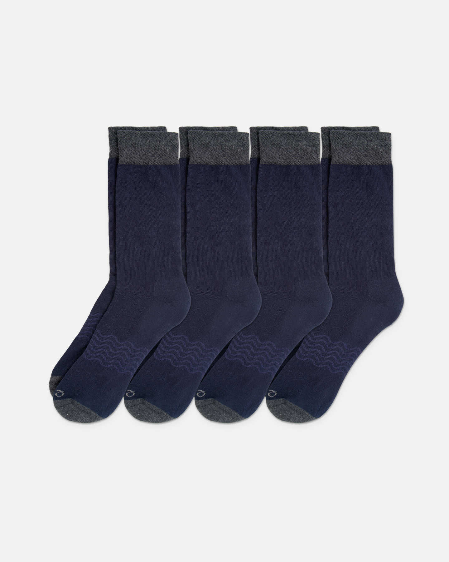 You May Also Like - Organic Cotton Dress Socks (4-Pack) - Navy