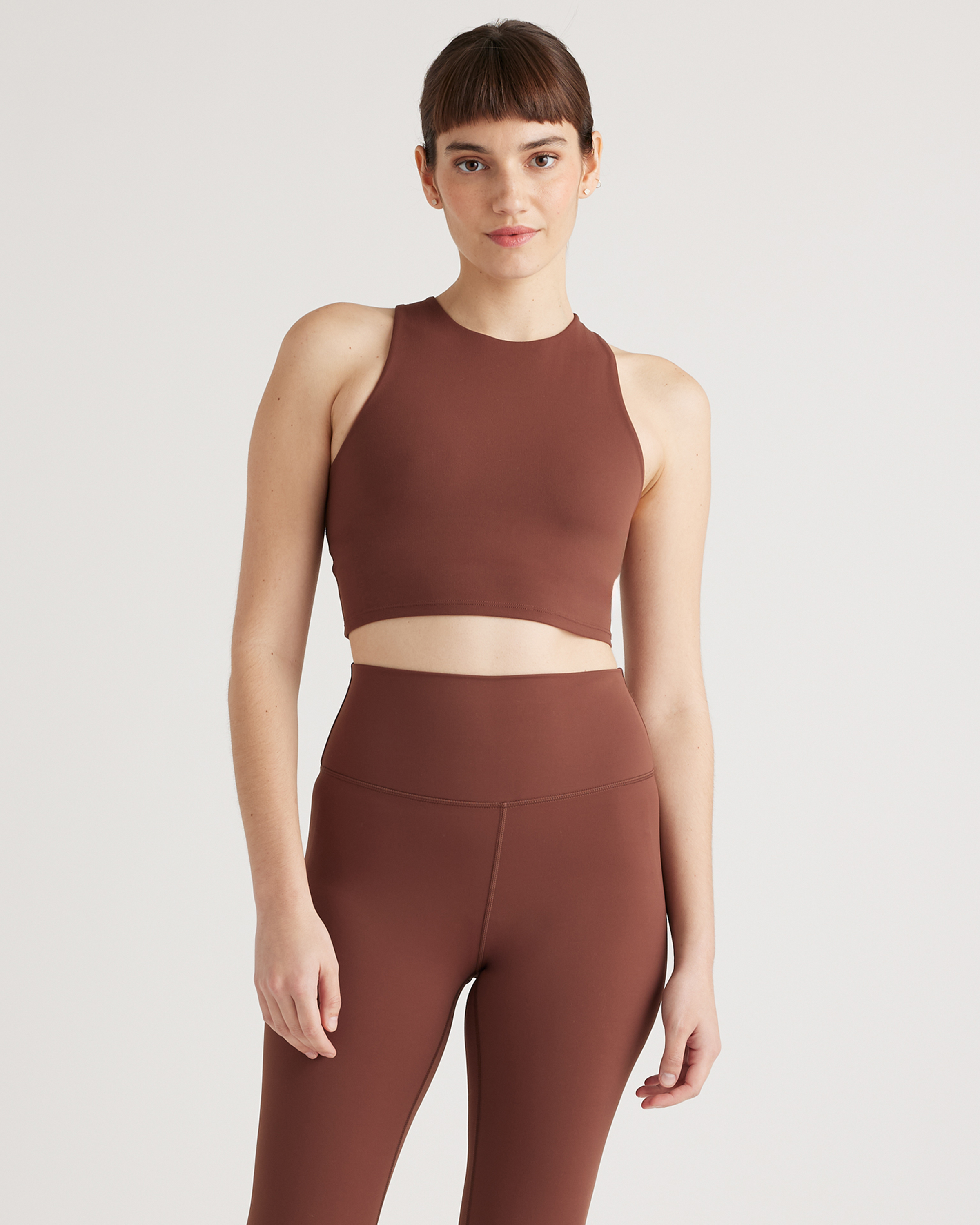 Ultra-Form High-Neck Cropped Tank