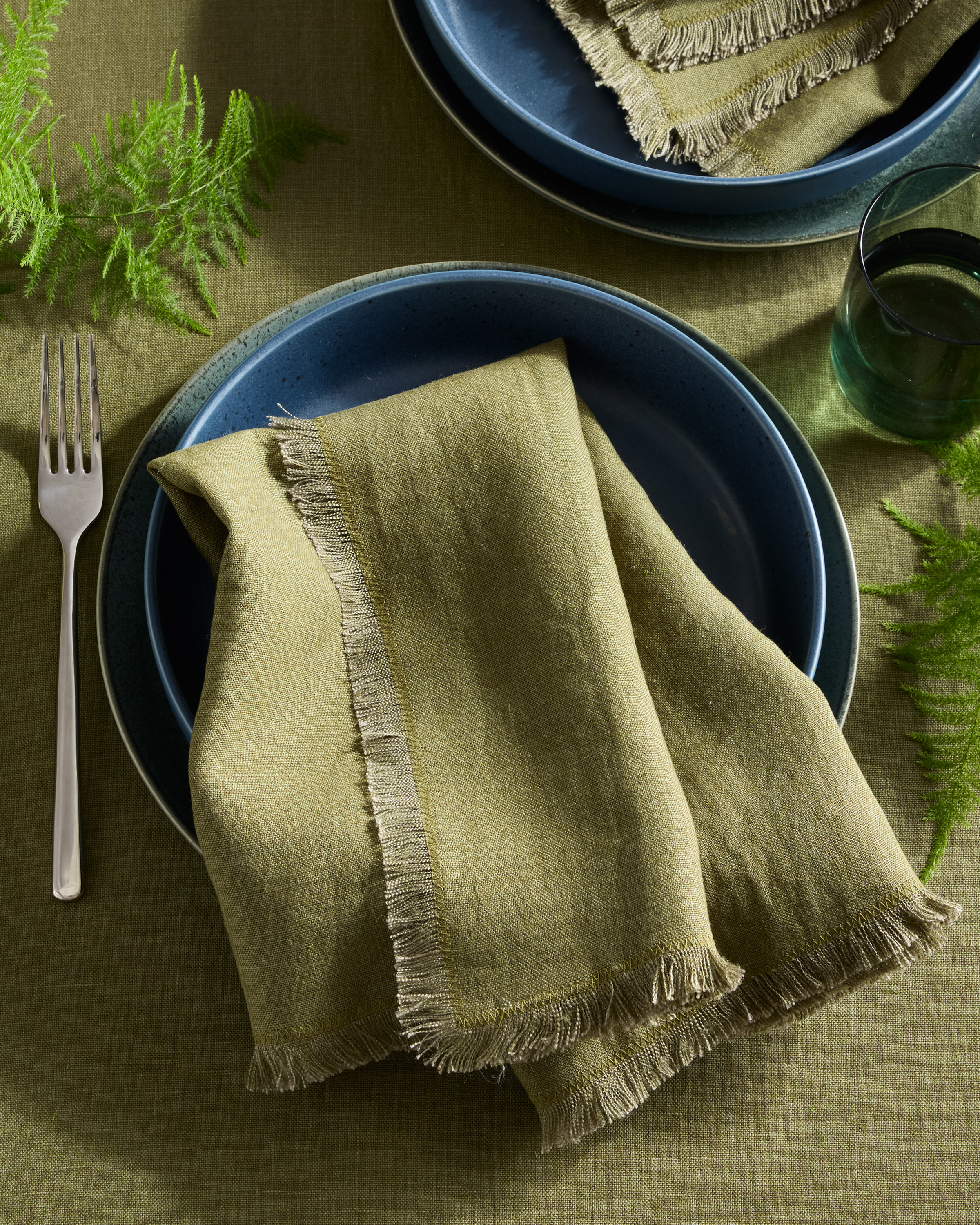 European Linen Fringe Napkins (Set of 8) - thumbnail 9
